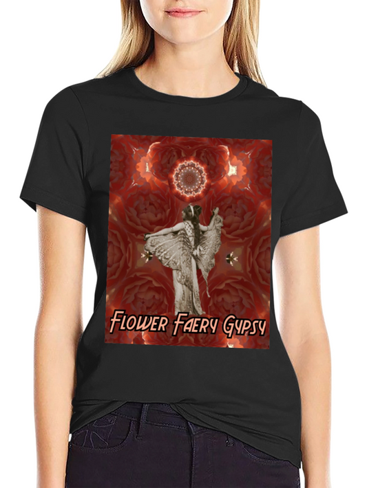 Flower Faery Gypsy Graphic Tee - Unique Design