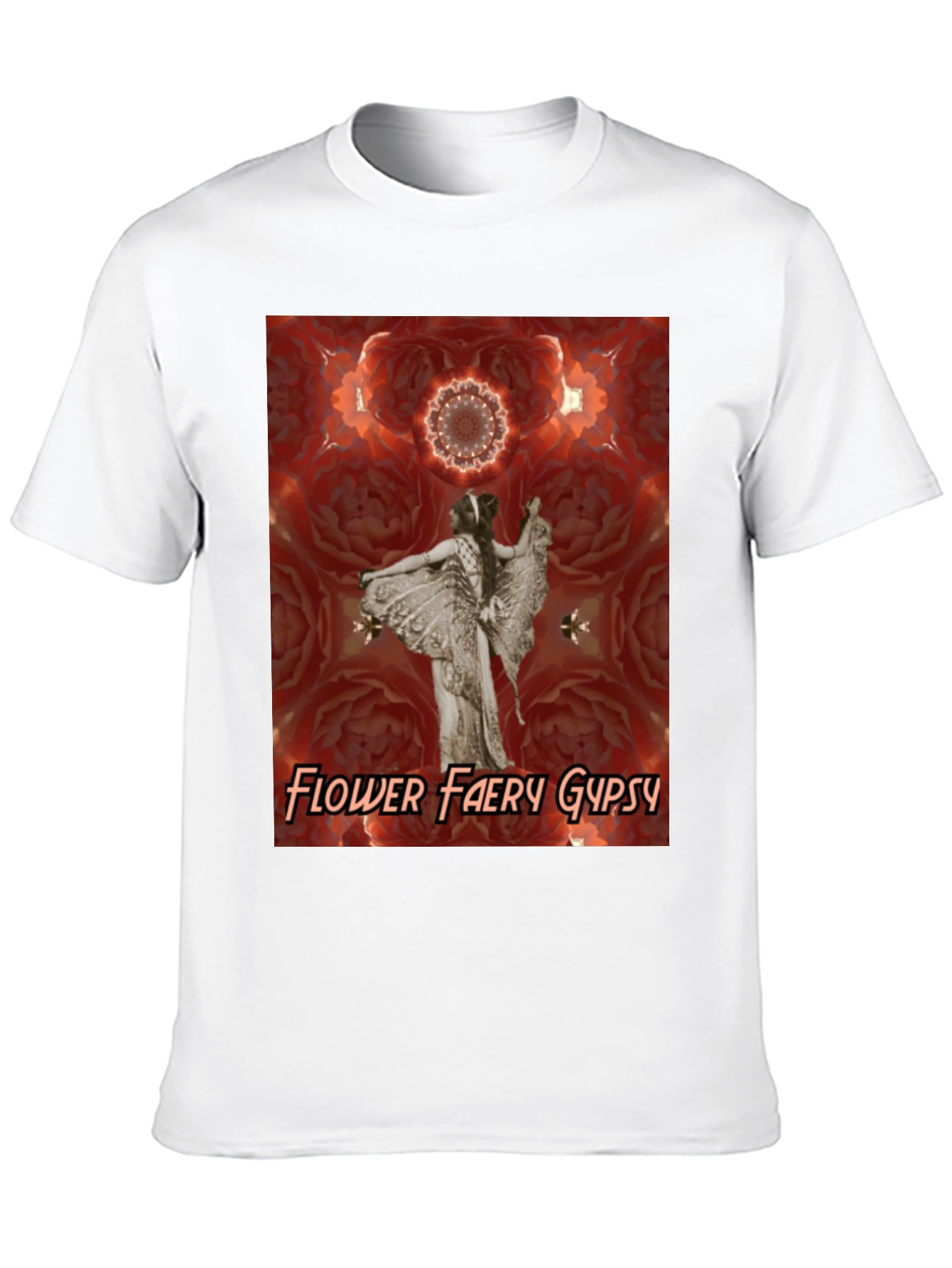 Flower Faery Gypsy Graphic Tee - Unique Design