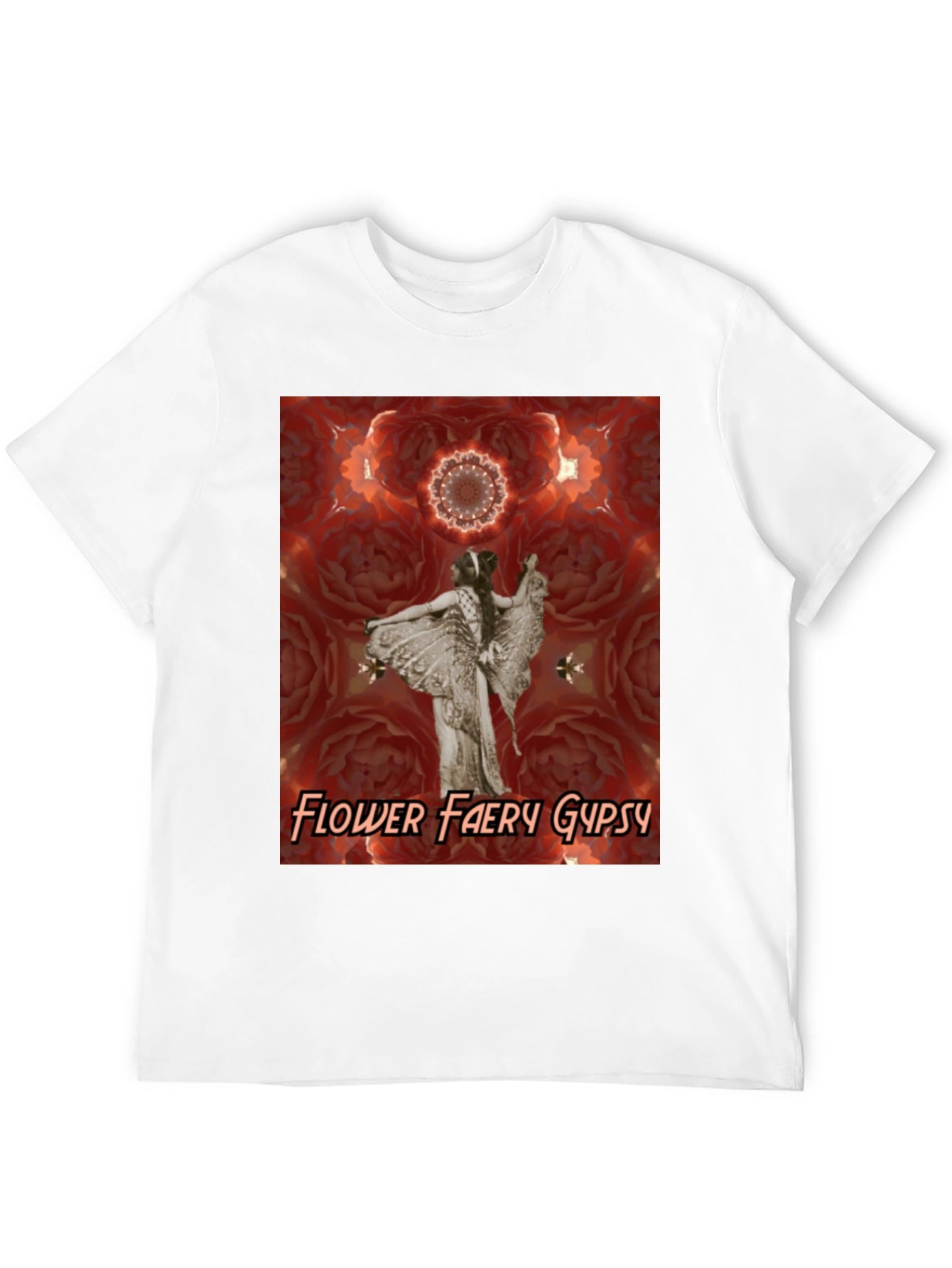 Flower Faery Gypsy Graphic Tee - Unique Design