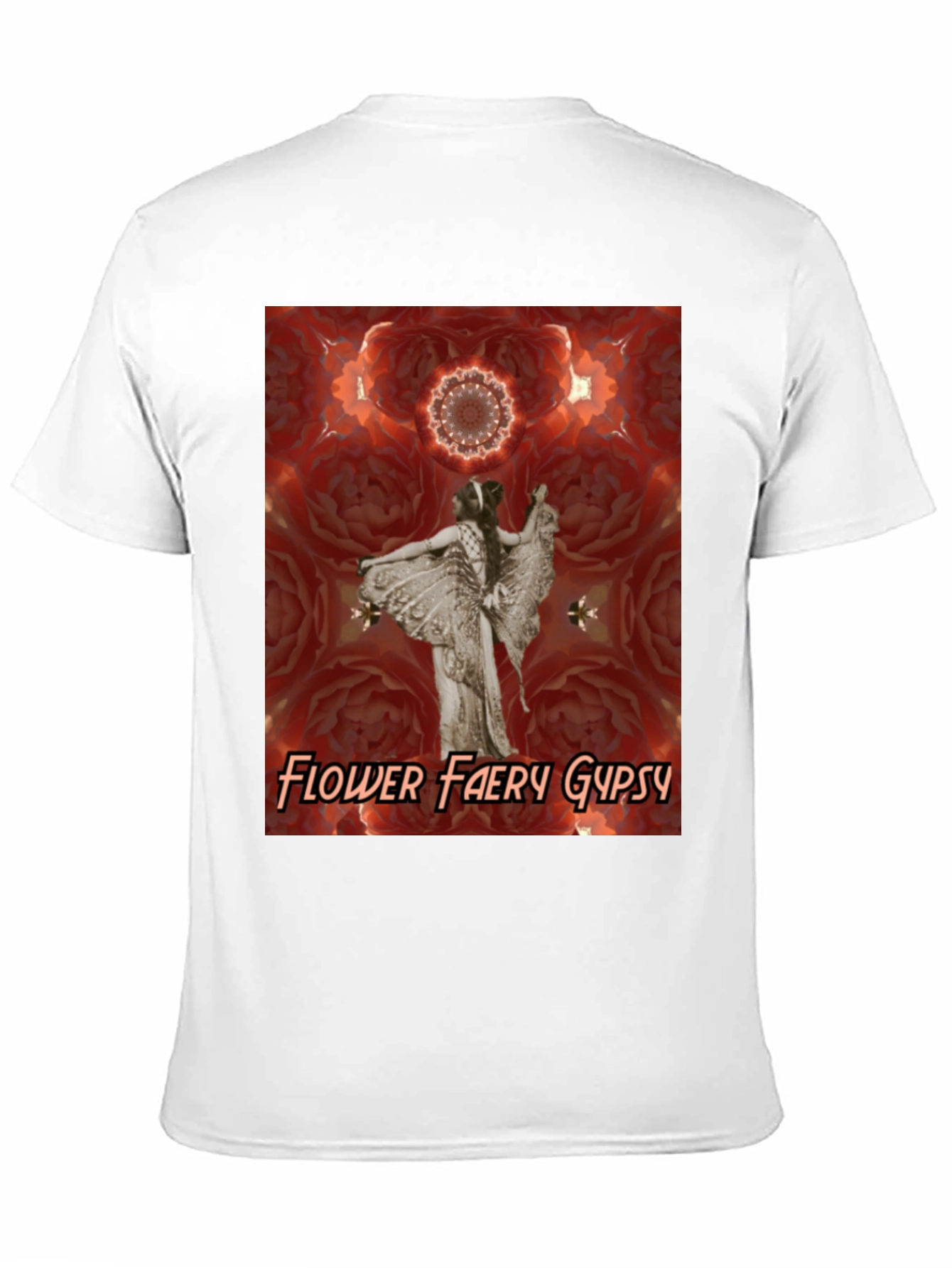 Flower Faery Gypsy Graphic Tee - Unique Design