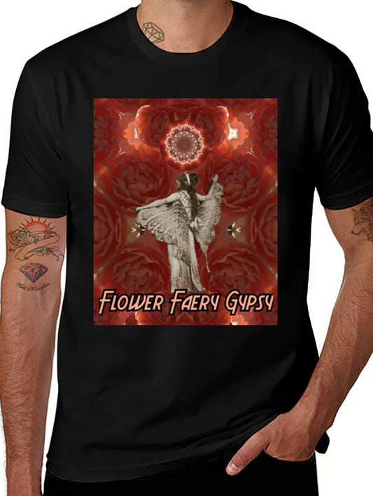 Flower Faery Gypsy Graphic Tee - Unique Design