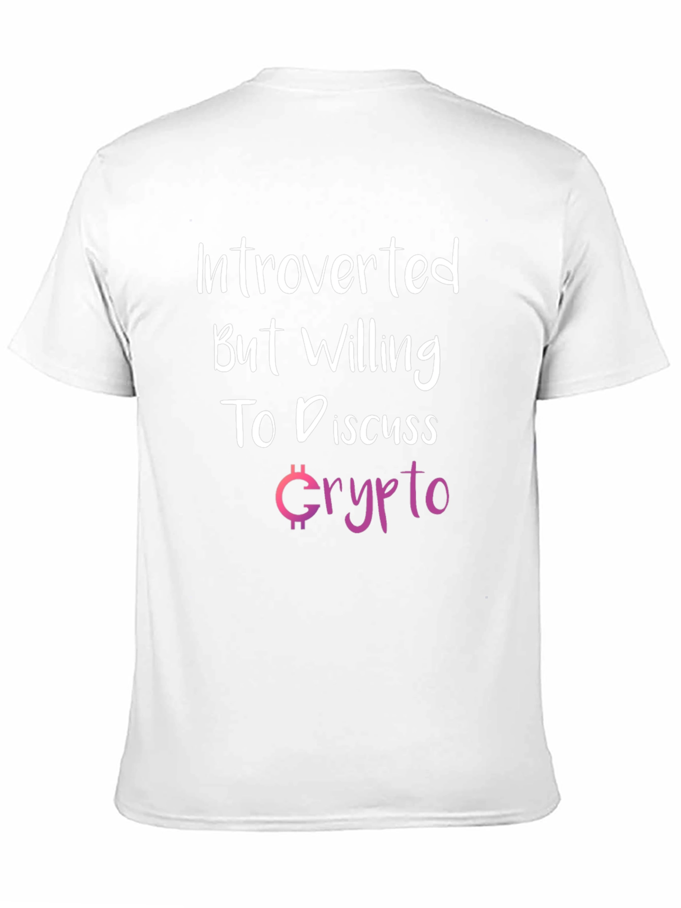 Introverted Crypto Enthusiast Graphic T-Shirt