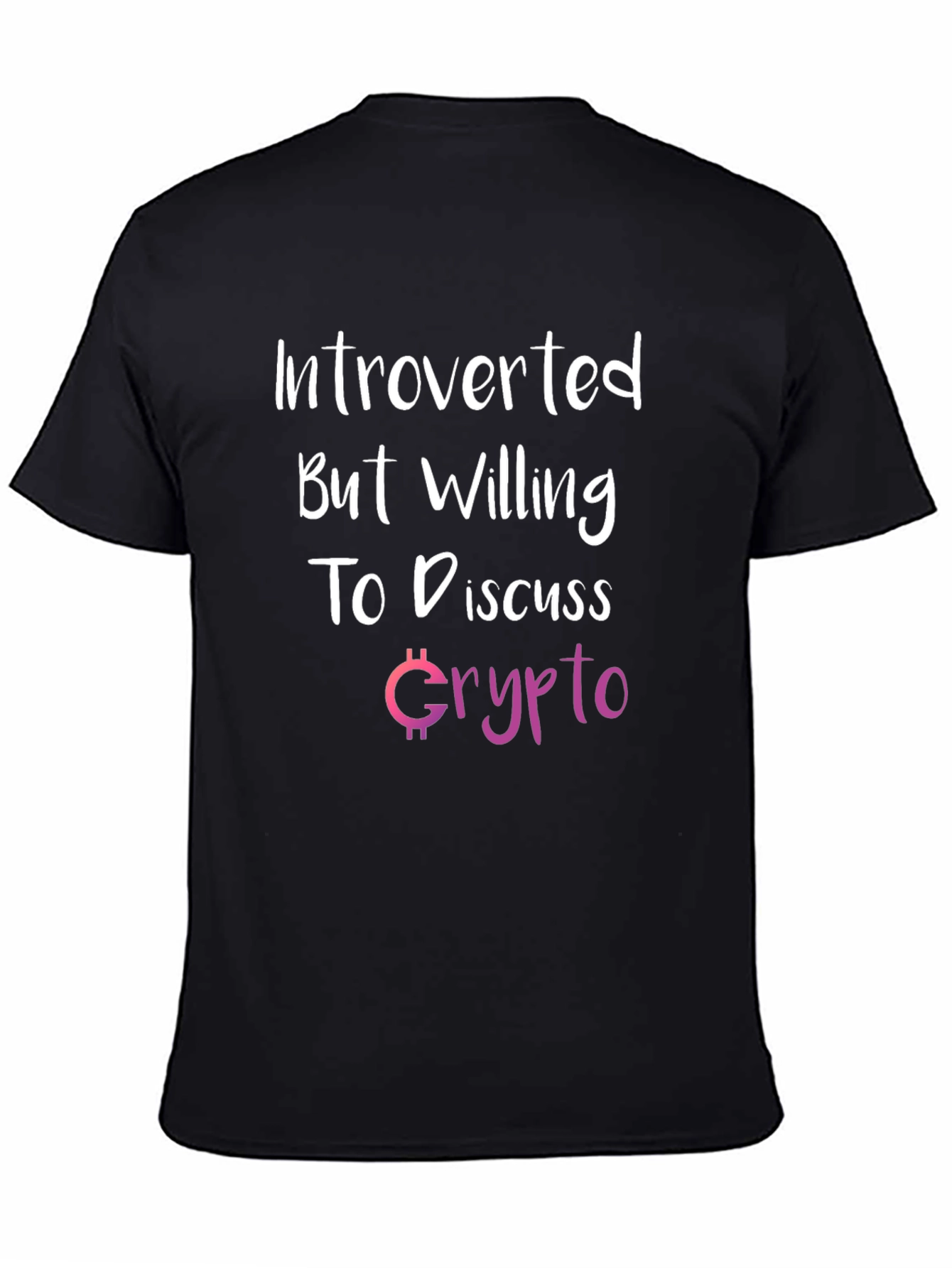 Introverted Crypto Enthusiast Graphic T-Shirt