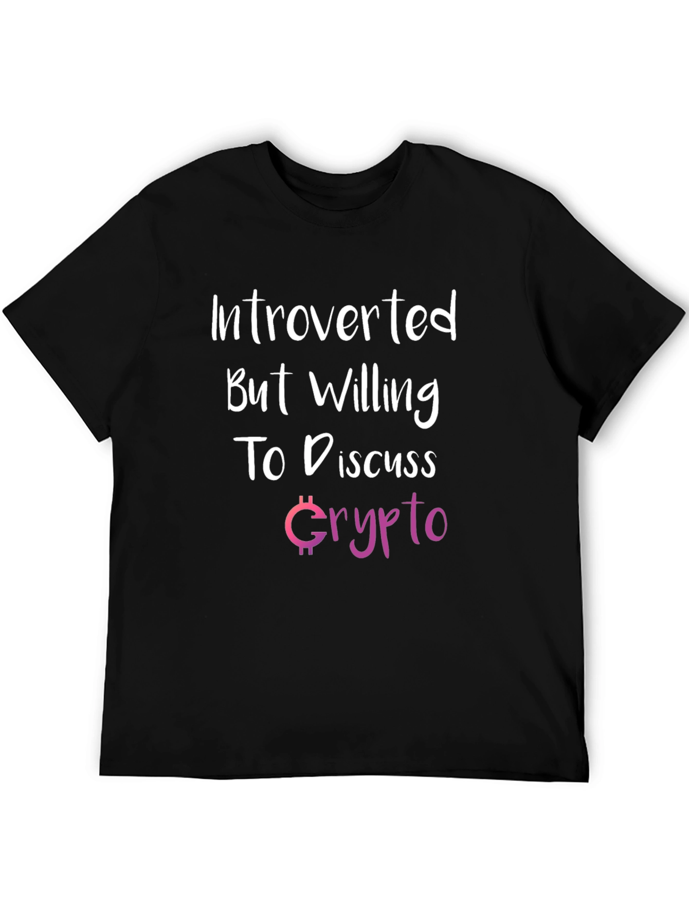 Introverted Crypto Enthusiast Graphic T-Shirt