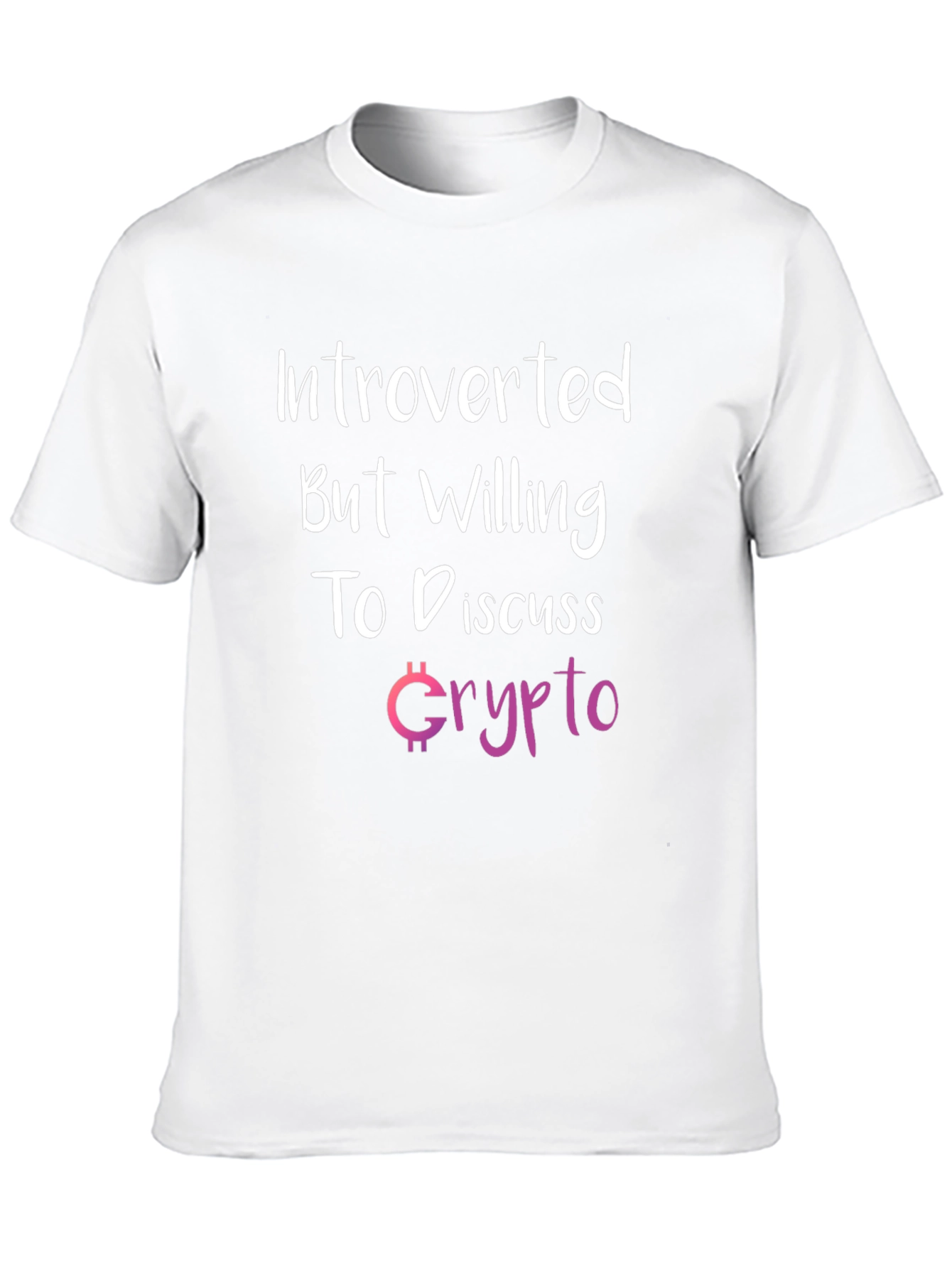 Introverted Crypto Enthusiast Graphic T-Shirt