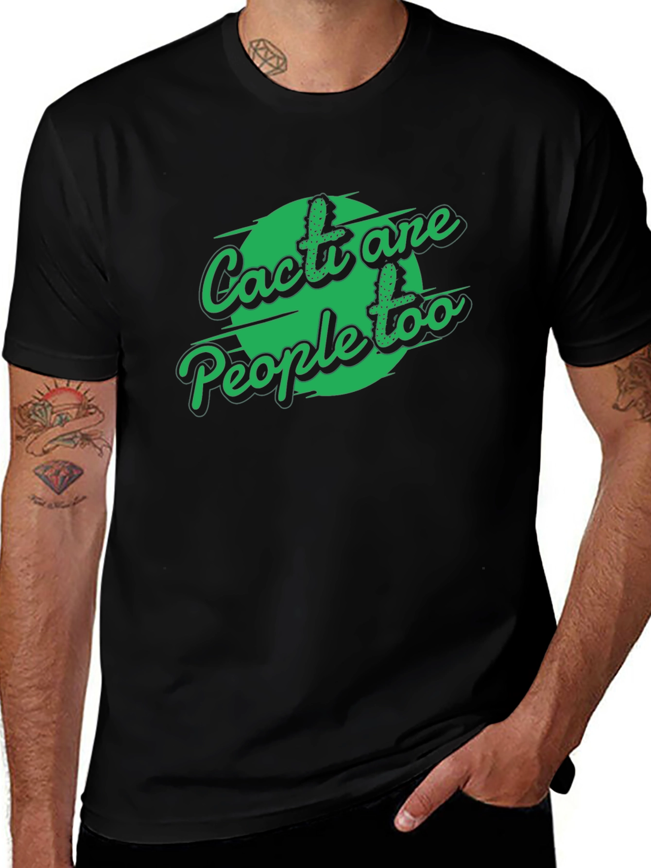 Cacti Are People Too Graphic Tee