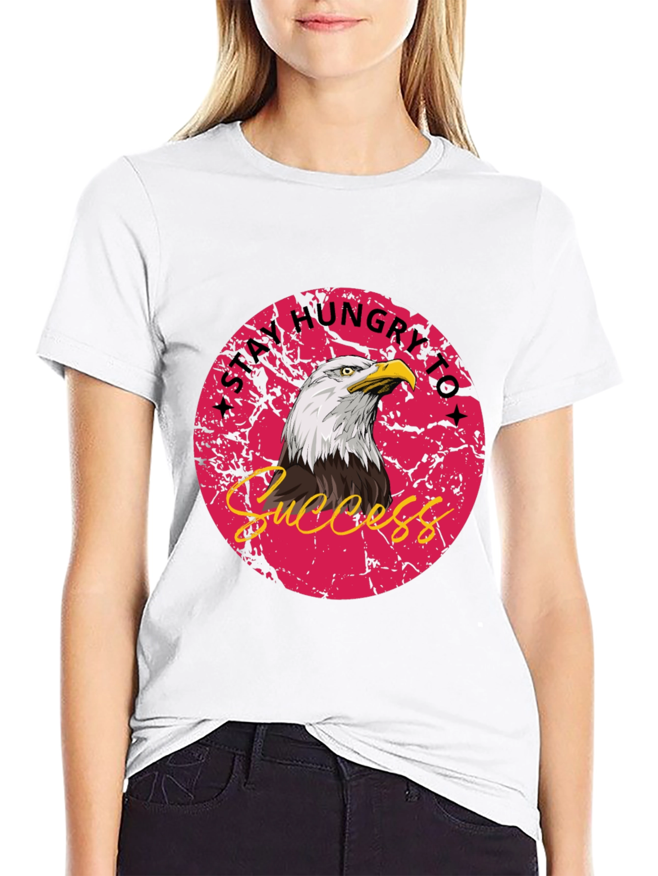 Stay Hungry Eagle Graphic Tee