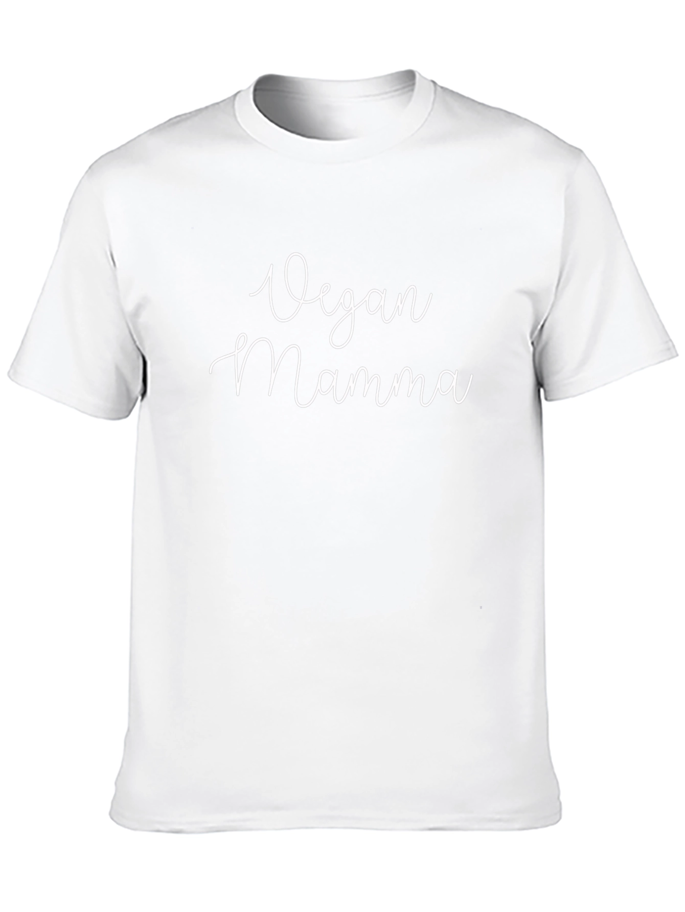 Vegan Mamma Graphic Tee - Black Soft Fabric