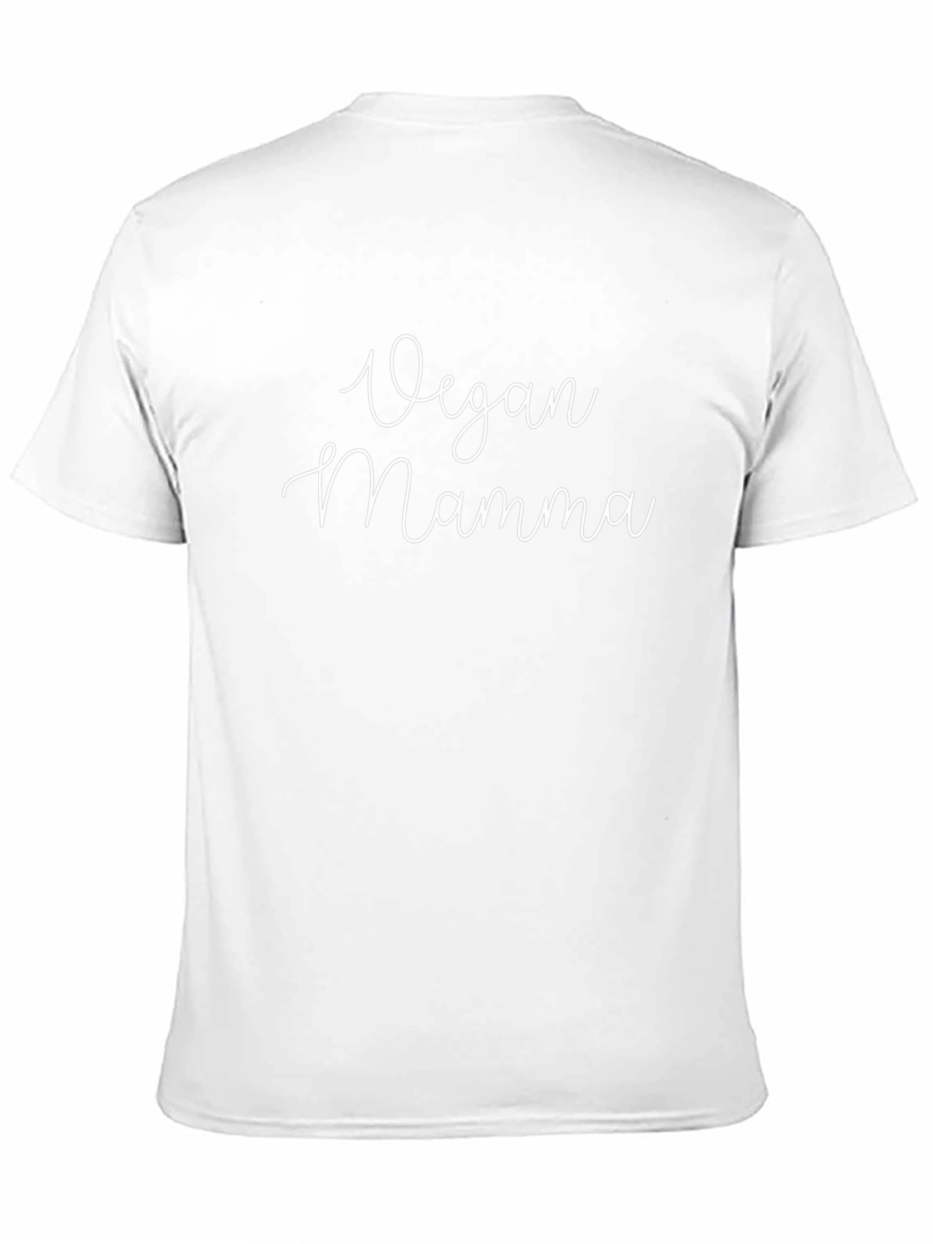 Vegan Mamma Graphic Tee - Black Soft Fabric