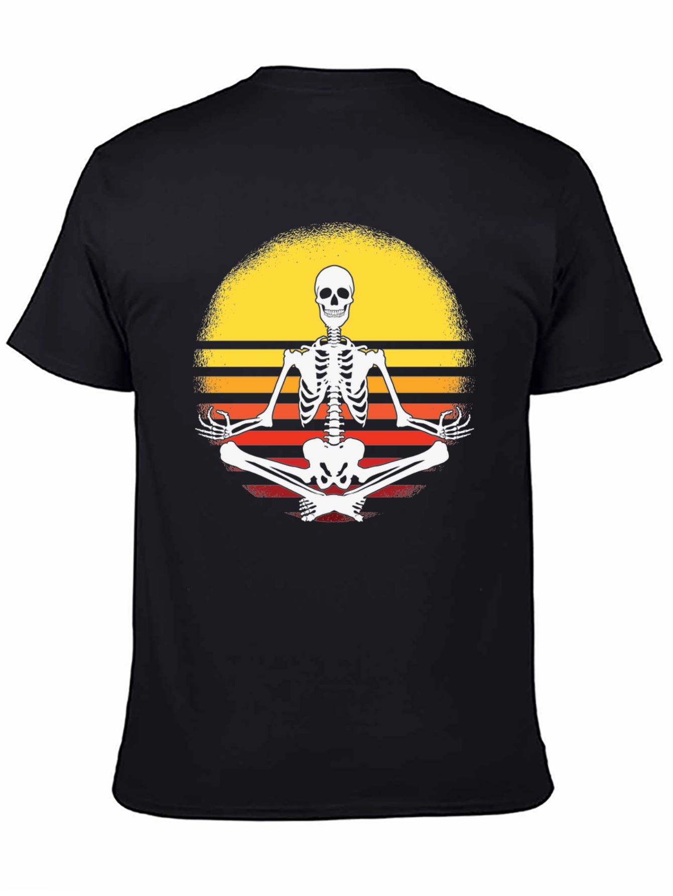 Yoga Skeleton Sunset T-Shirt