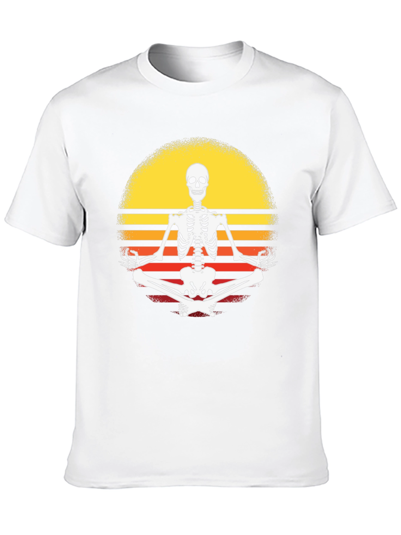 Yoga Skeleton Sunset T-Shirt