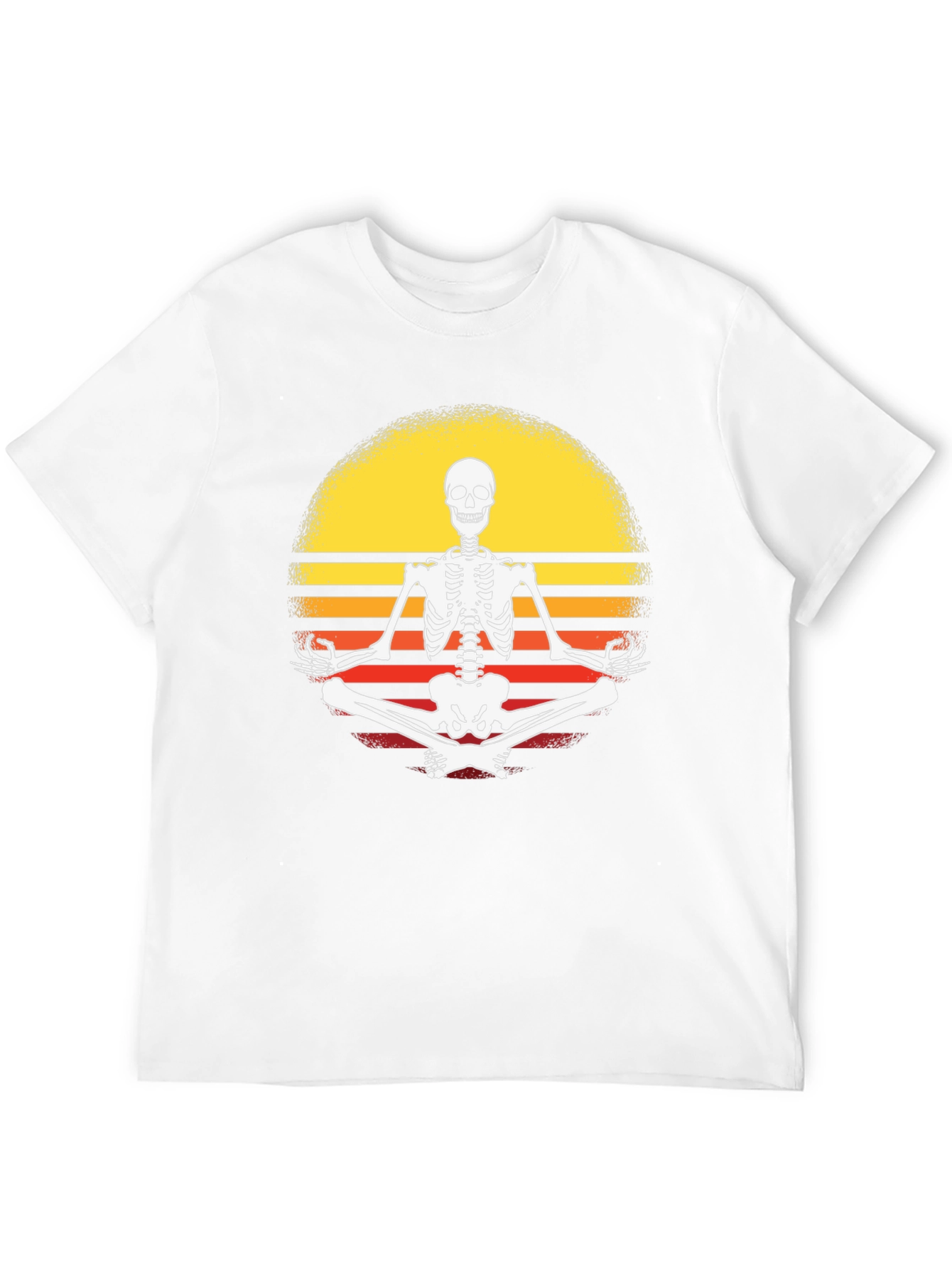 Yoga Skeleton Sunset T-Shirt