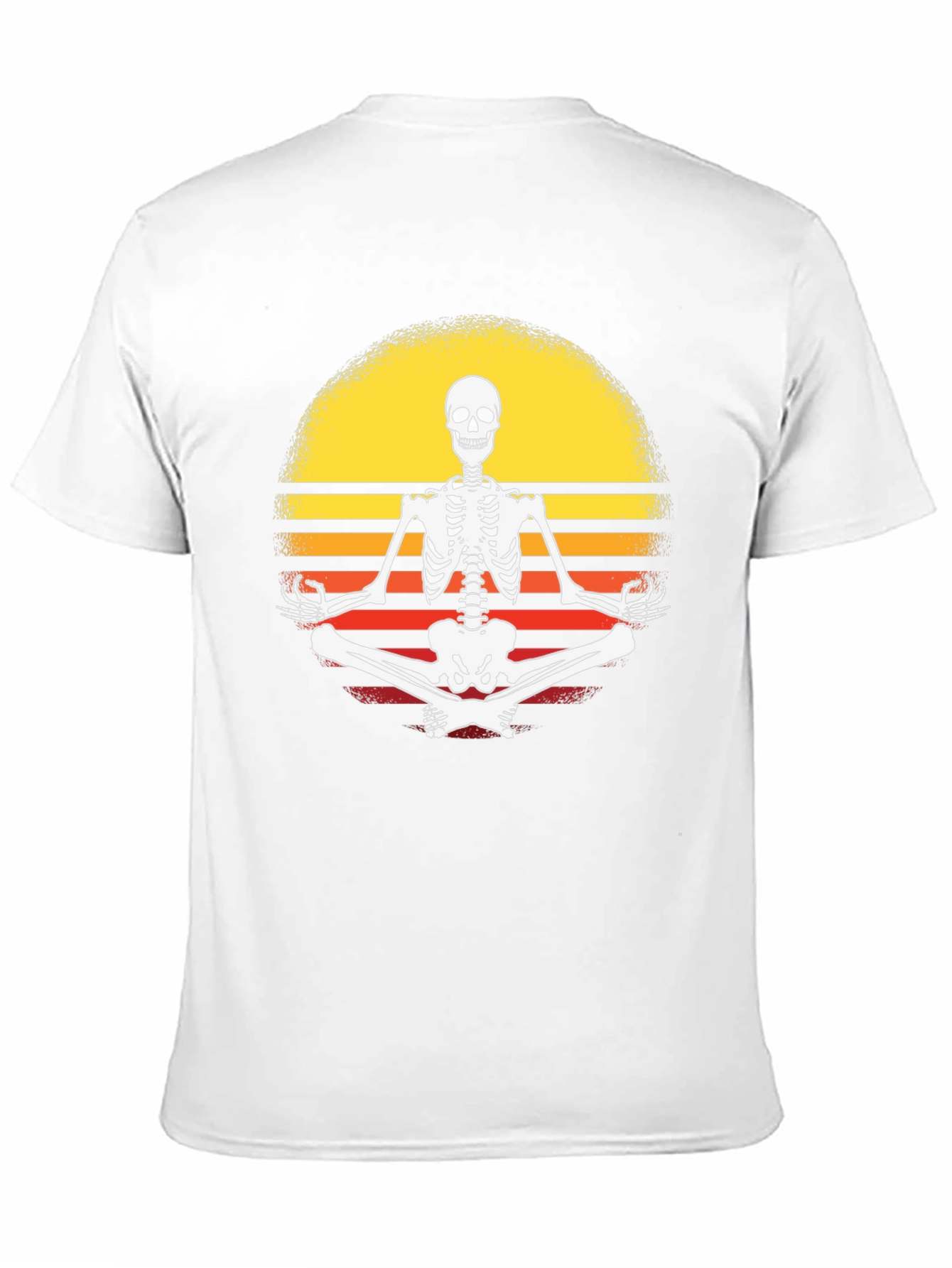 Yoga Skeleton Sunset T-Shirt