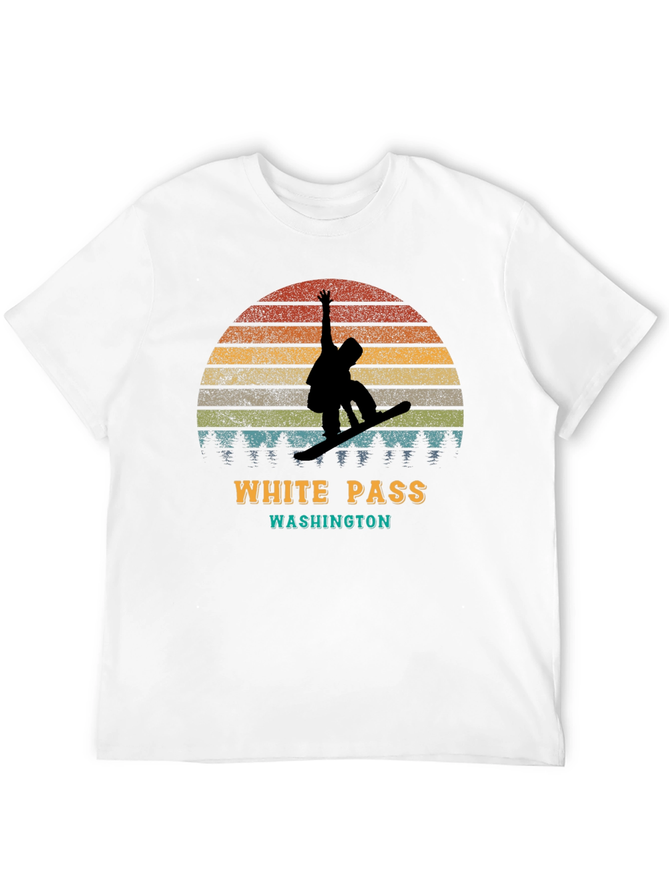 White Pass Washington Snowboarder T-Shirt