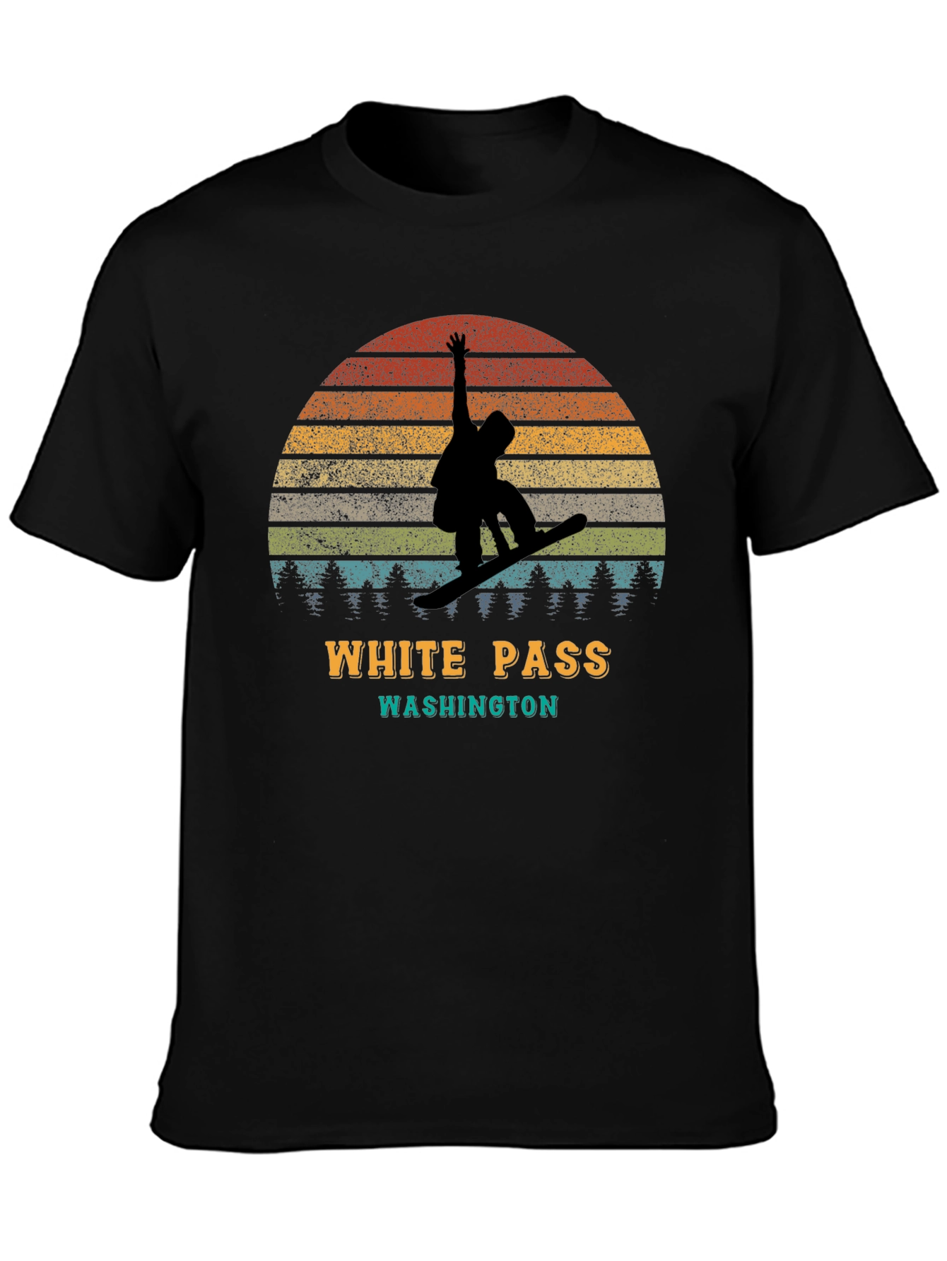 White Pass Washington Snowboarder T-Shirt