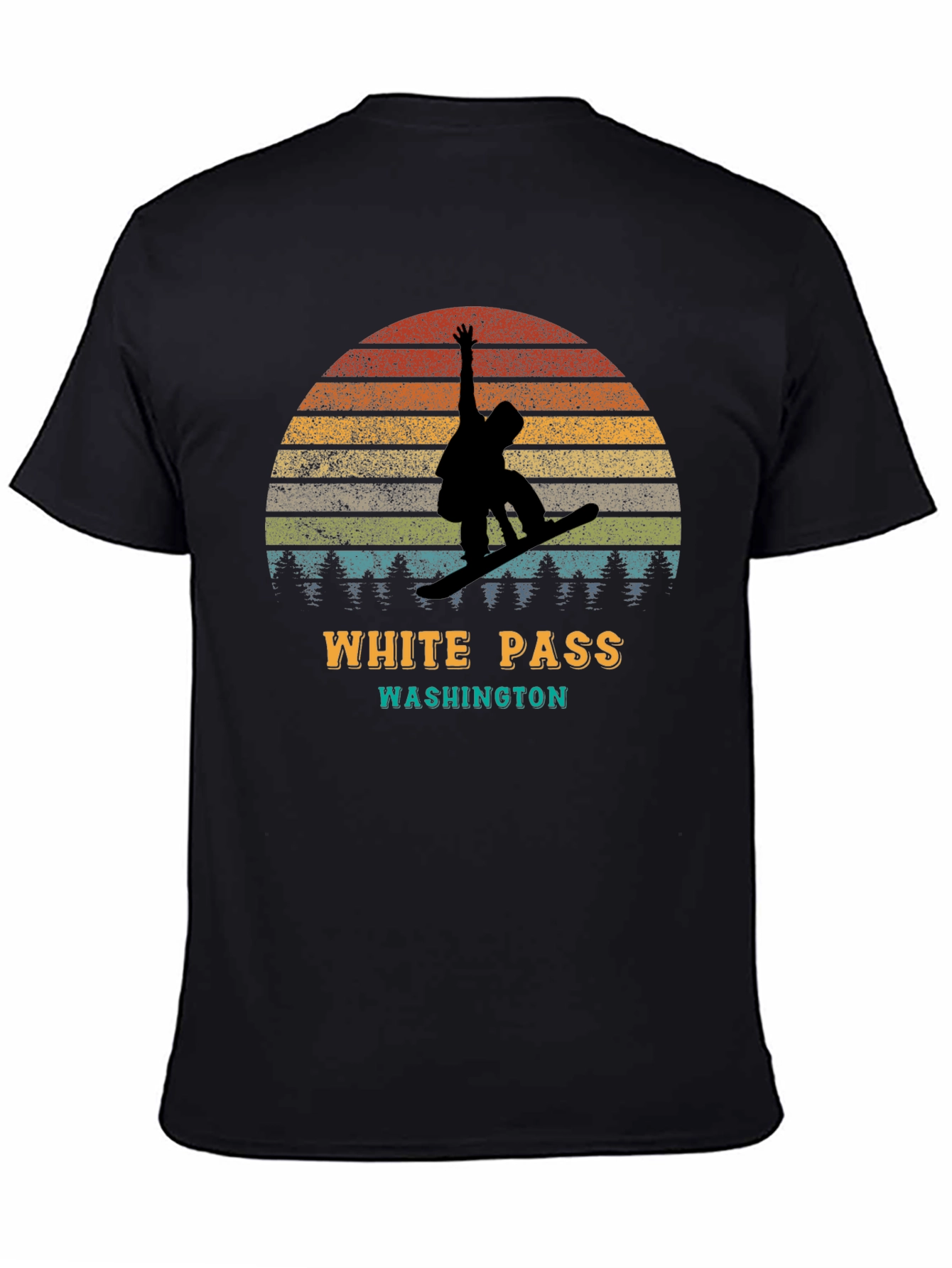 White Pass Washington Snowboarder T-Shirt
