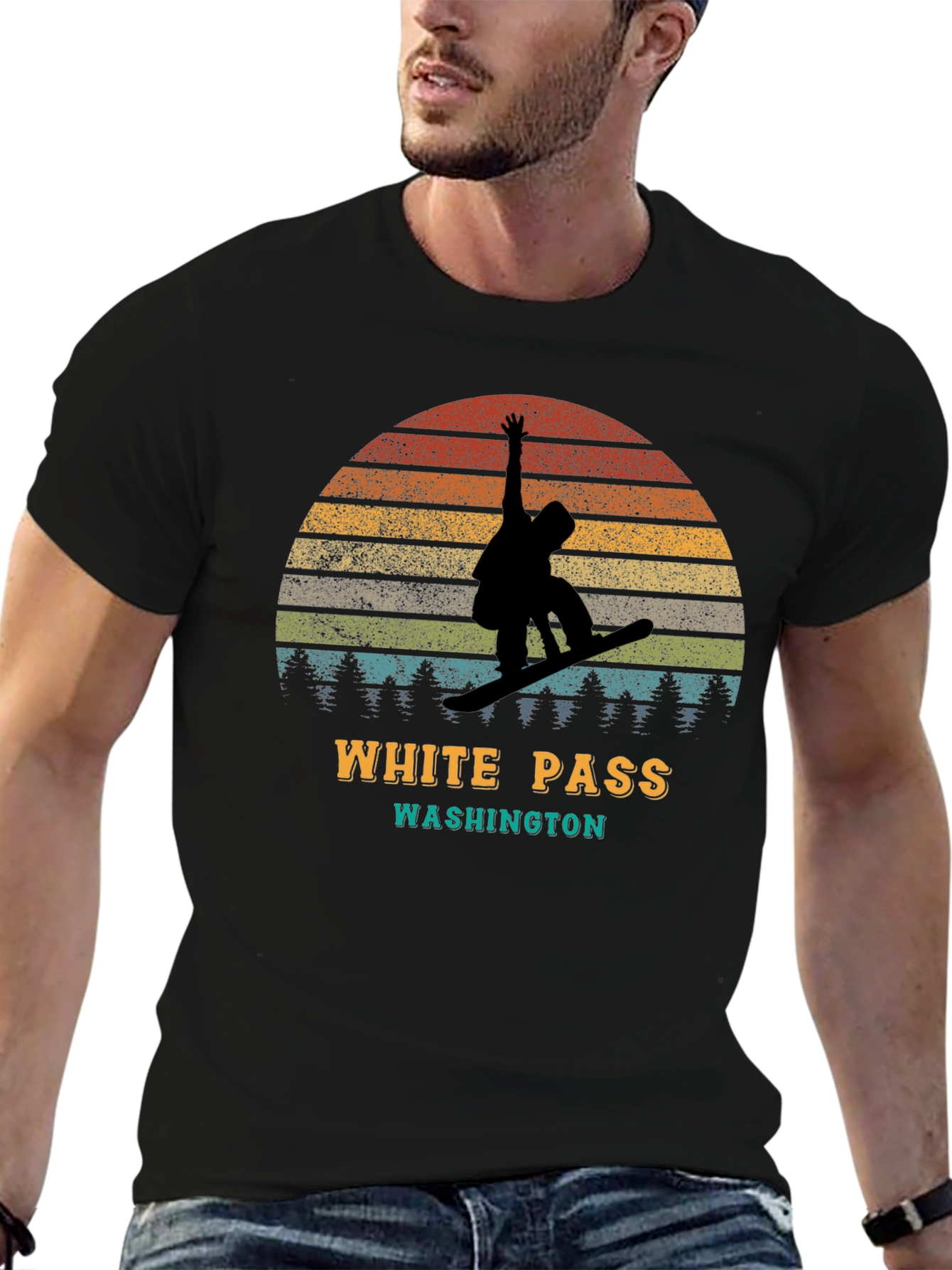 White Pass Washington Snowboarder T-Shirt
