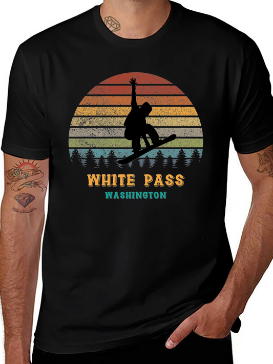 White Pass Washington Snowboarder T-Shirt