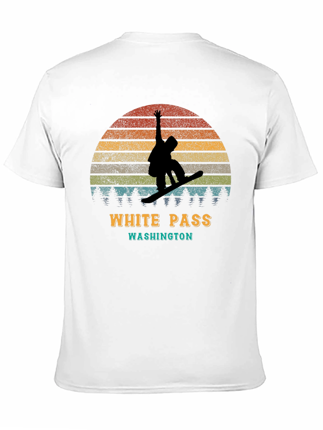 White Pass Washington Snowboarder T-Shirt
