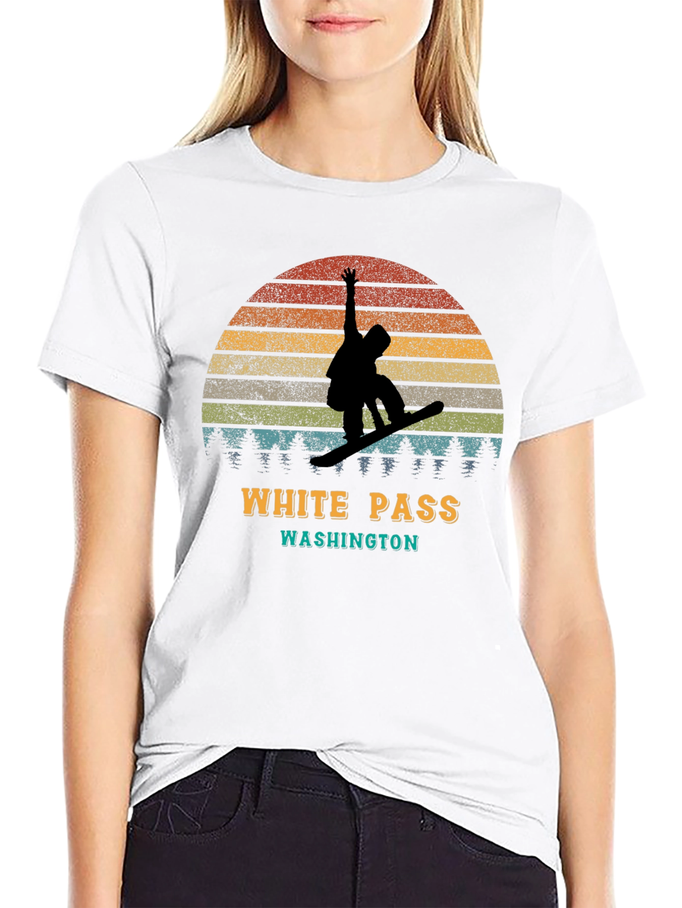 White Pass Washington Snowboarder T-Shirt