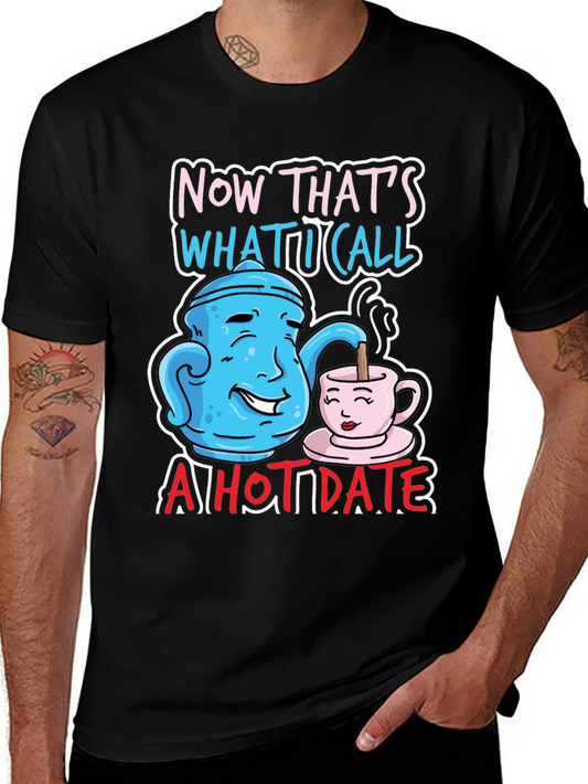 Funny Hot Date Graphic T-Shirt