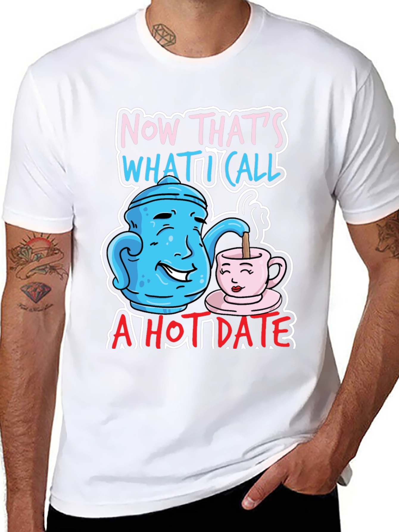 Funny Hot Date Graphic T-Shirt