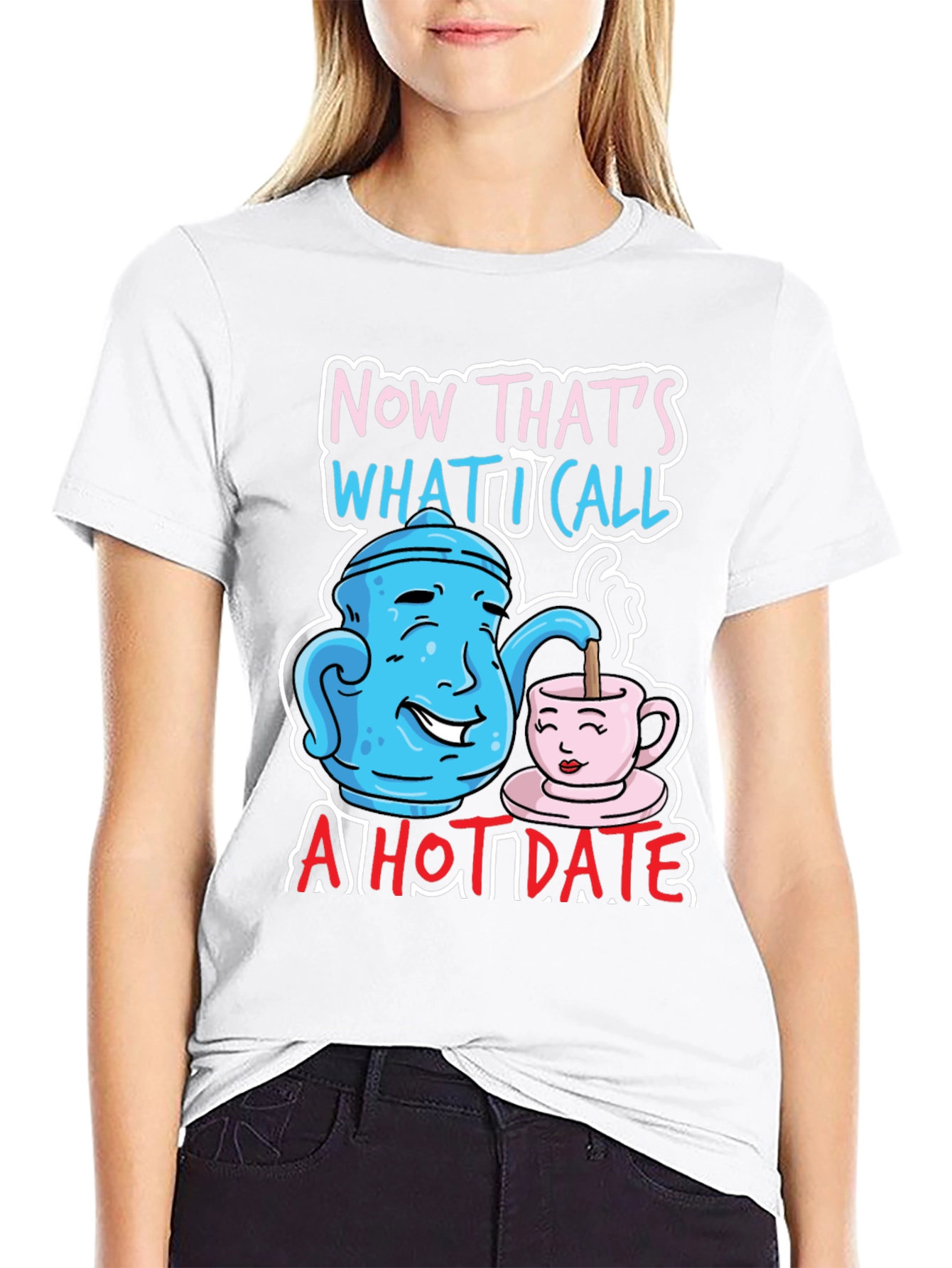 Funny Hot Date Graphic T-Shirt