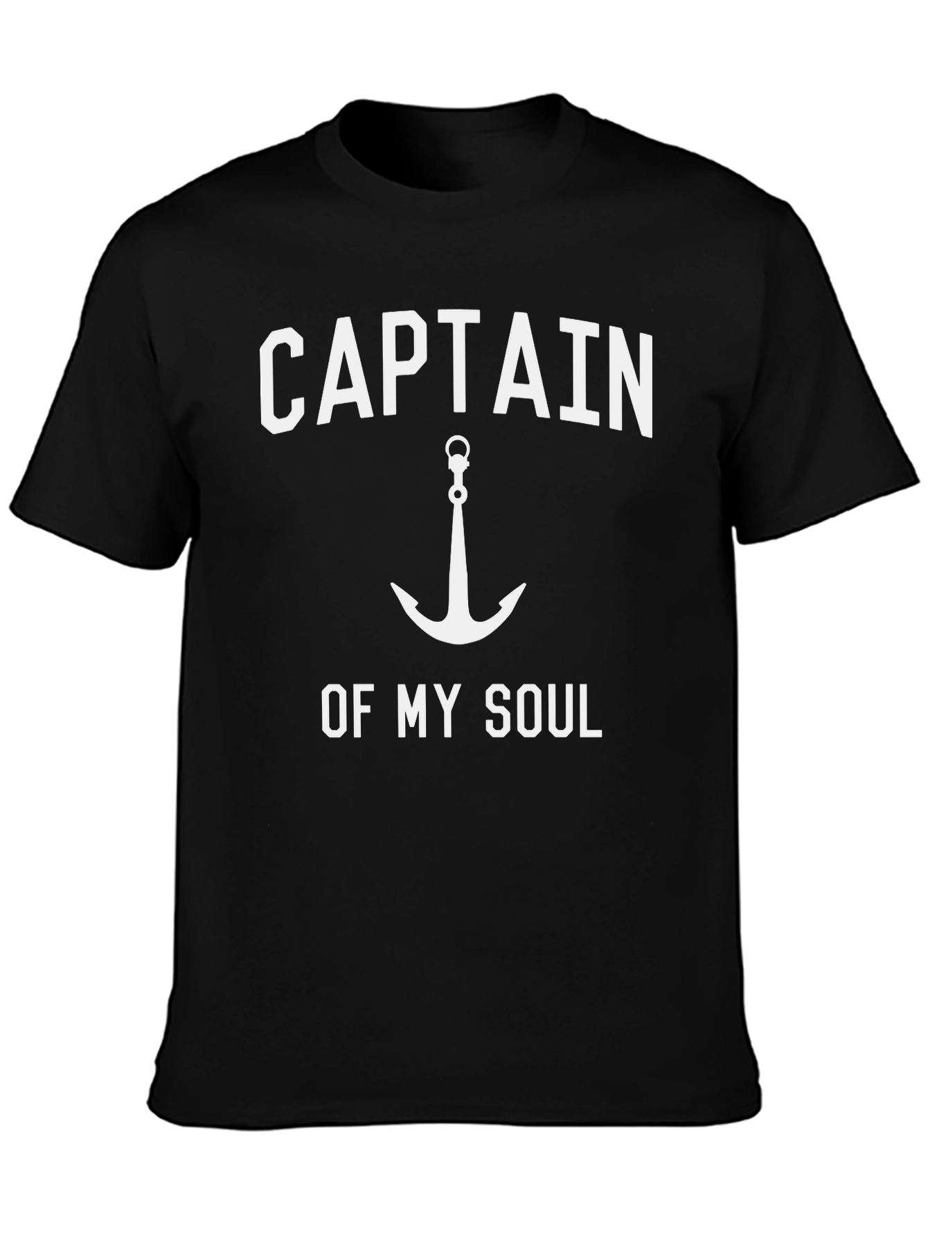 Captain of My Soul Black Graphic Tee