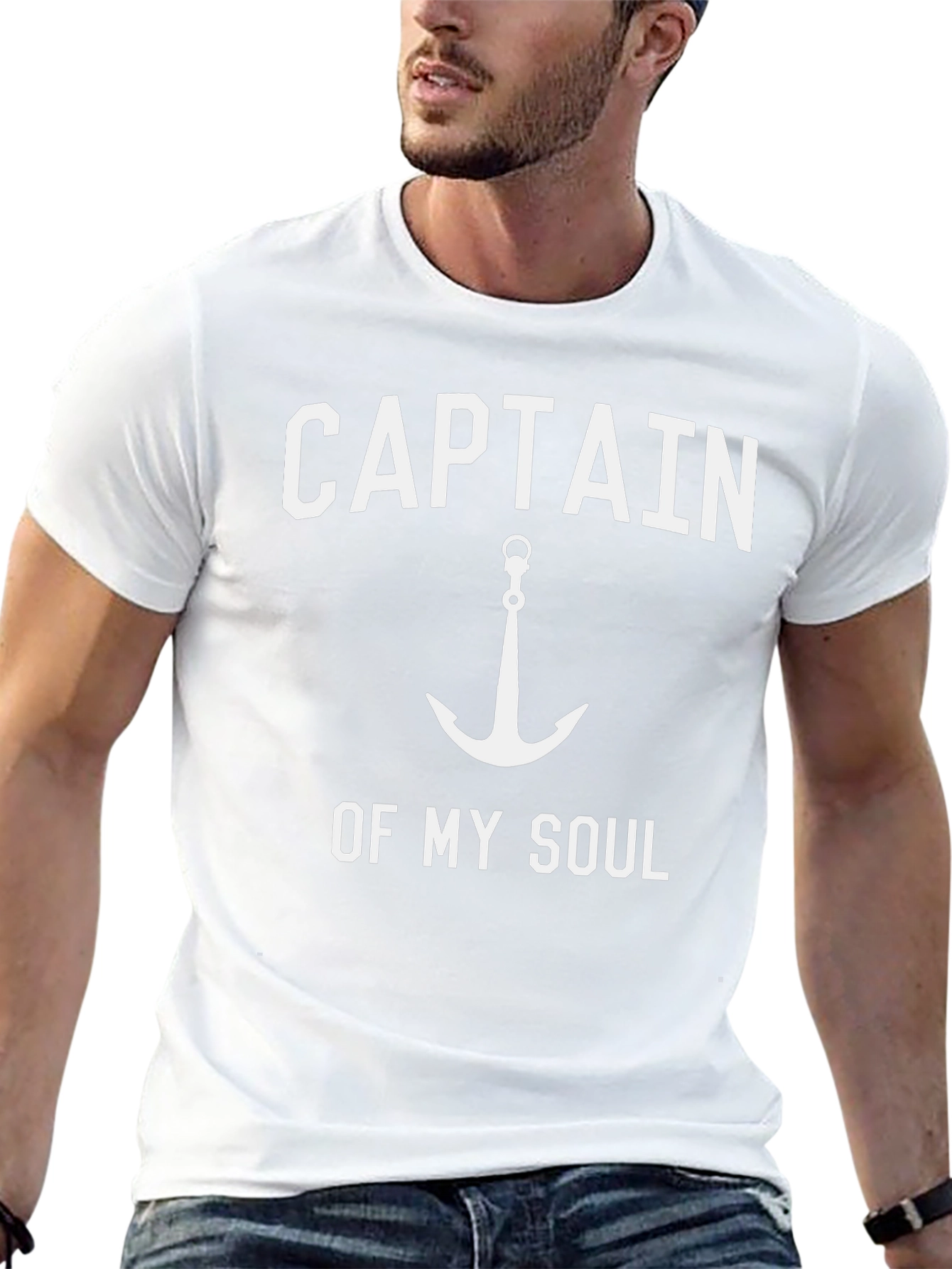 Captain of My Soul Black Graphic Tee