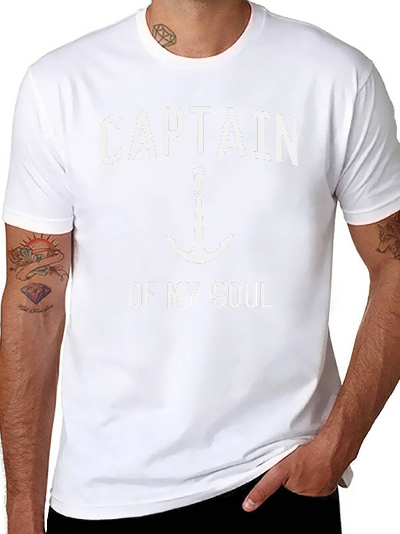 Captain of My Soul Black Graphic Tee