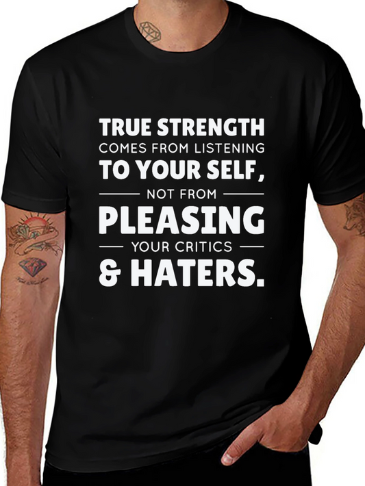 True Strength Graphic Tee - Listen to Yourself