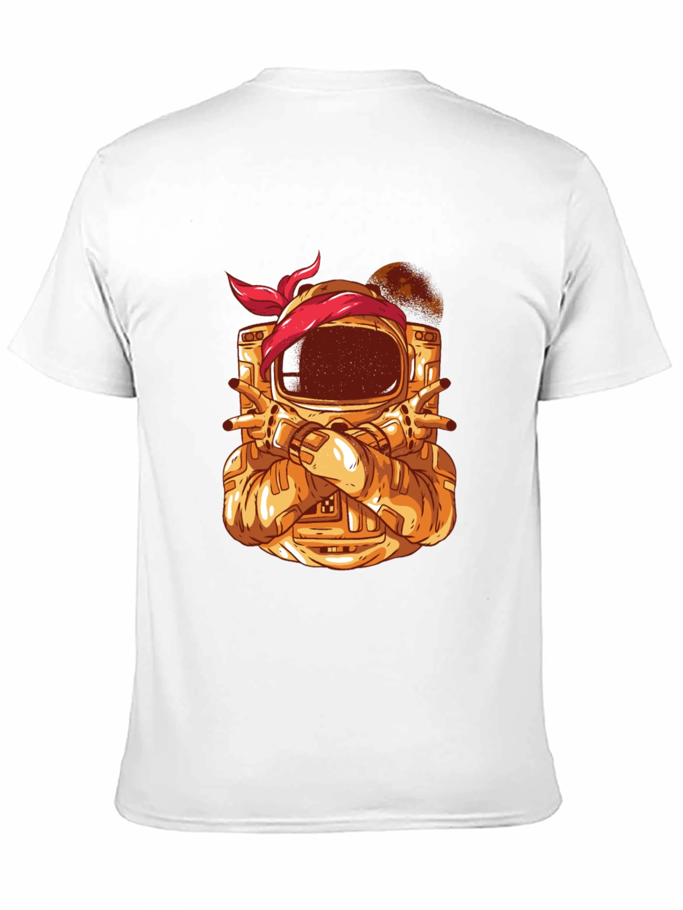 Astronaut Graphic Tee - Cool Space Design