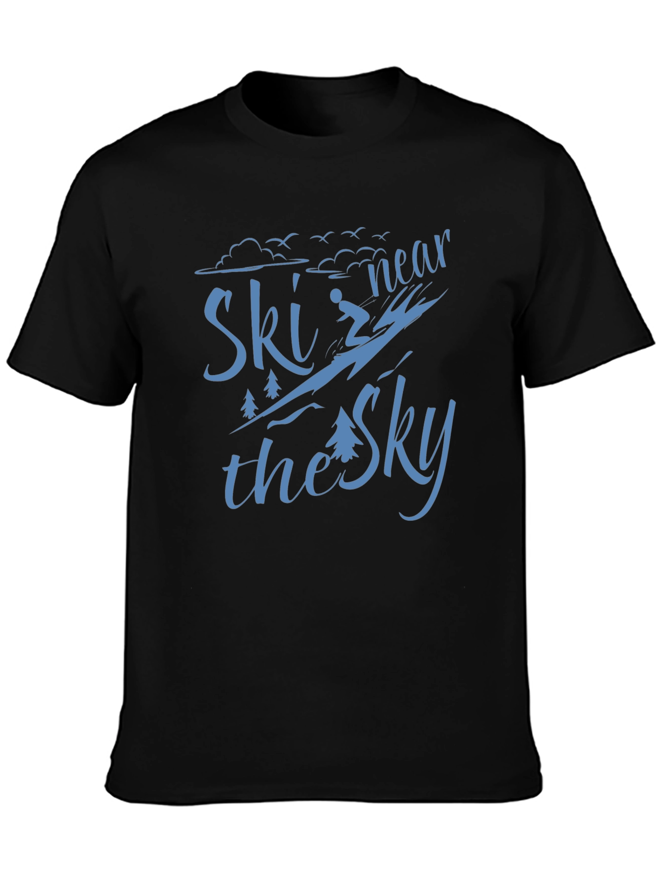 Ski Near The Sky Graphic T-Shirt