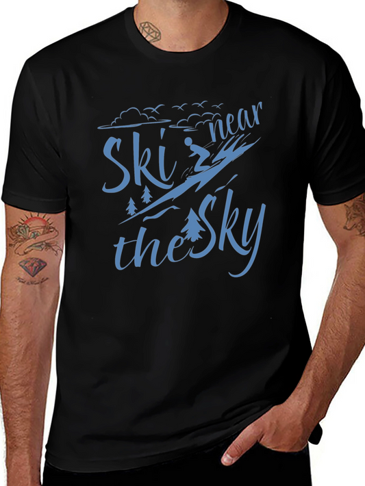 Ski Near The Sky Graphic T-Shirt