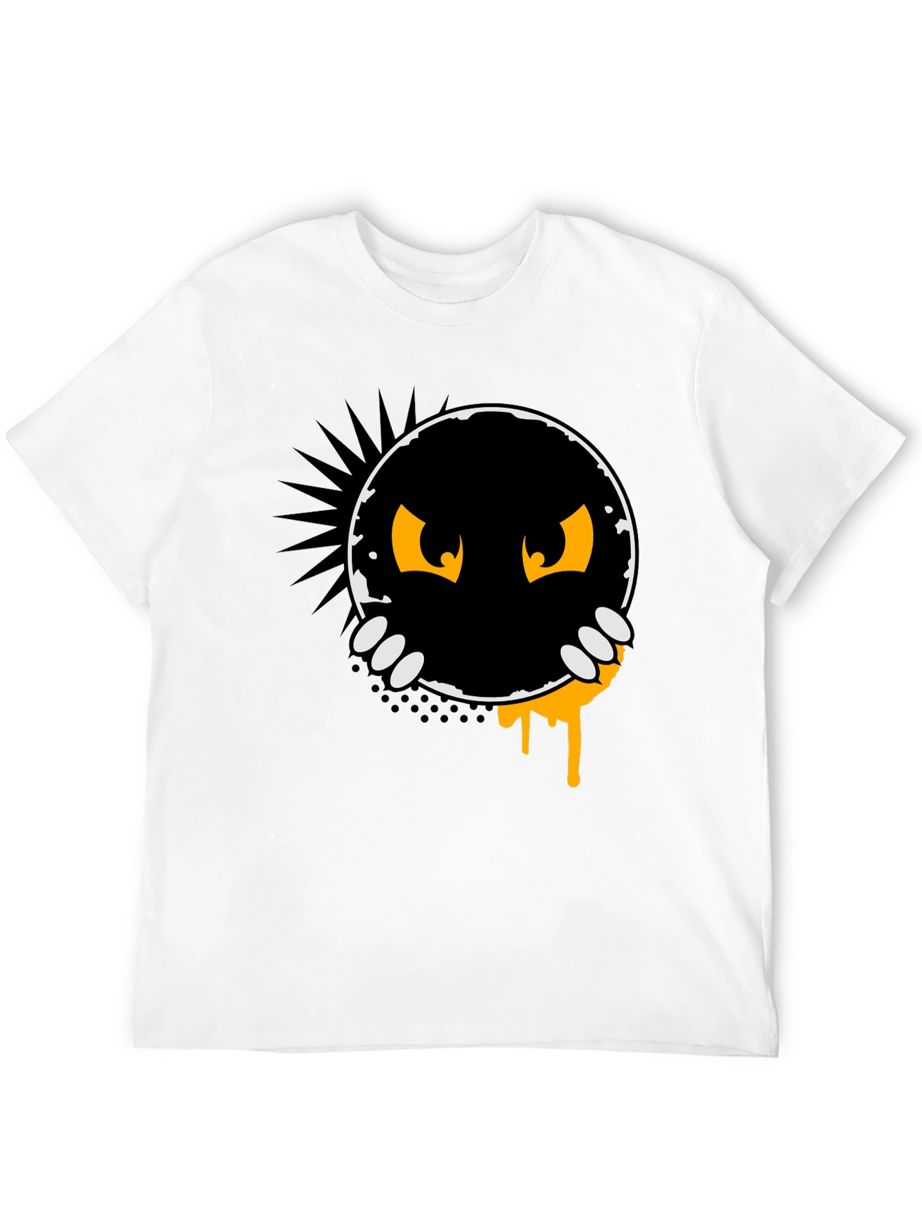 Monster Peek-a-Boo Graphic Tee - Black