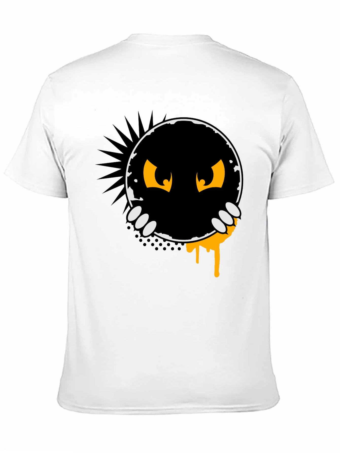Monster Peek-a-Boo Graphic Tee - Black