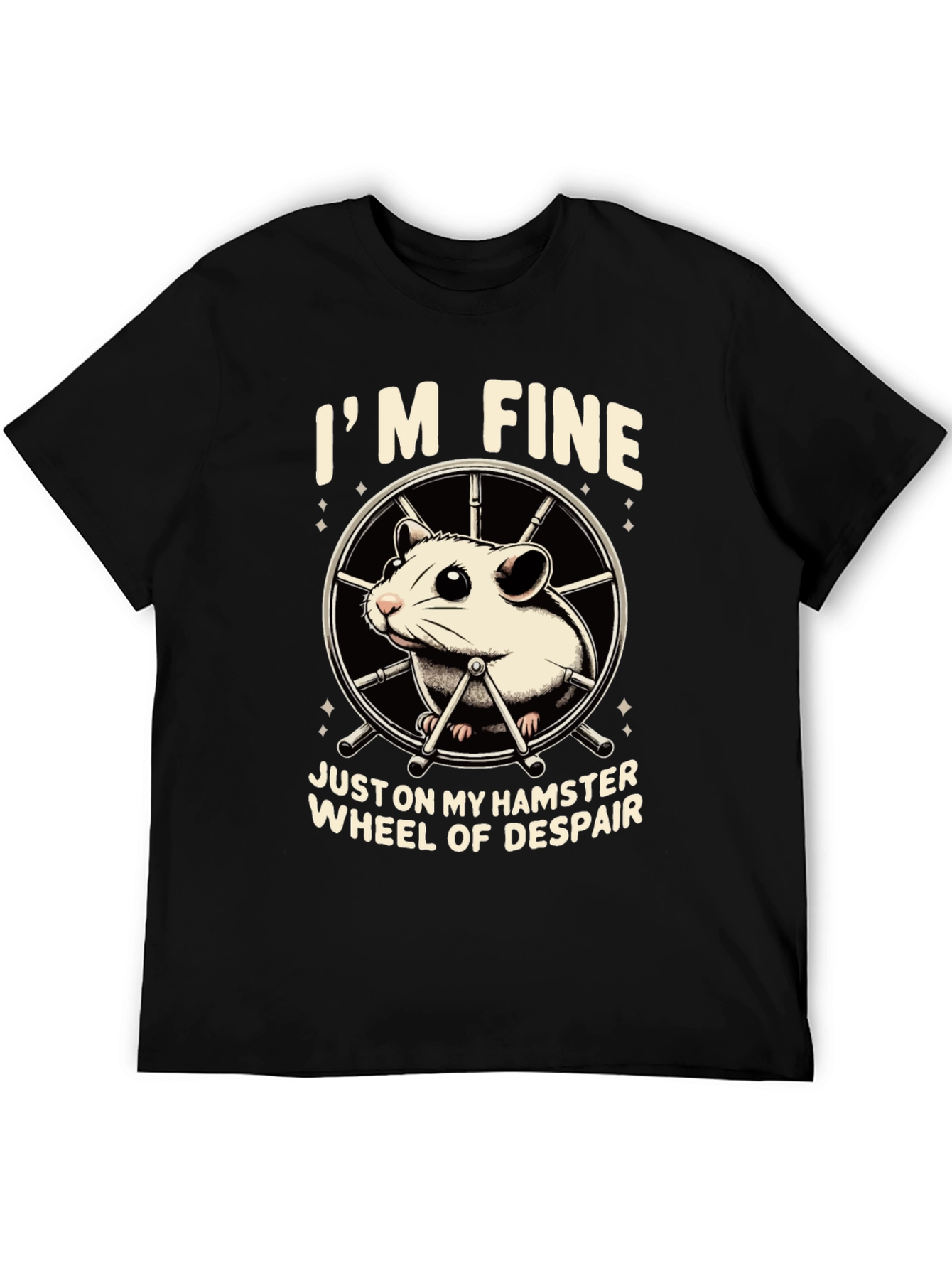 Hamster Wheel of Despair T-Shirt - Funny Sarcastic Tee