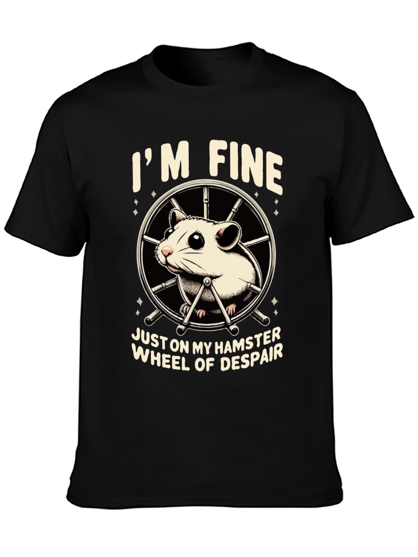 Hamster Wheel of Despair T-Shirt - Funny Sarcastic Tee
