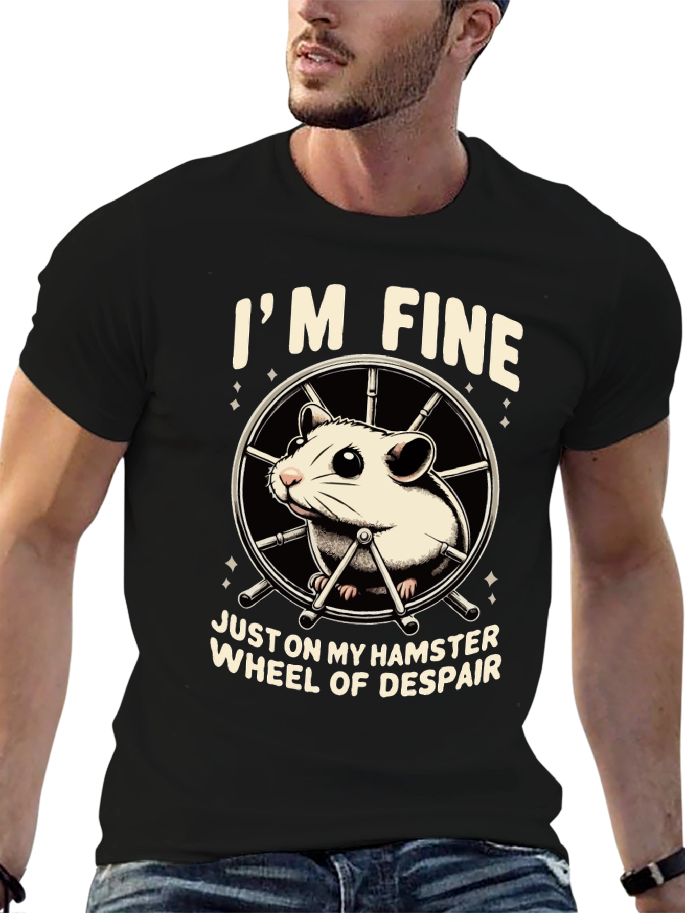 Hamster Wheel of Despair T-Shirt - Funny Sarcastic Tee