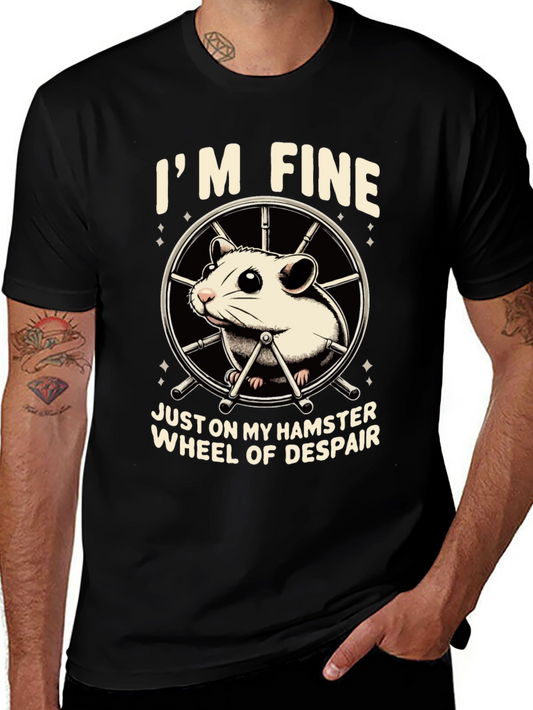 Hamster Wheel of Despair T-Shirt - Funny Sarcastic Tee