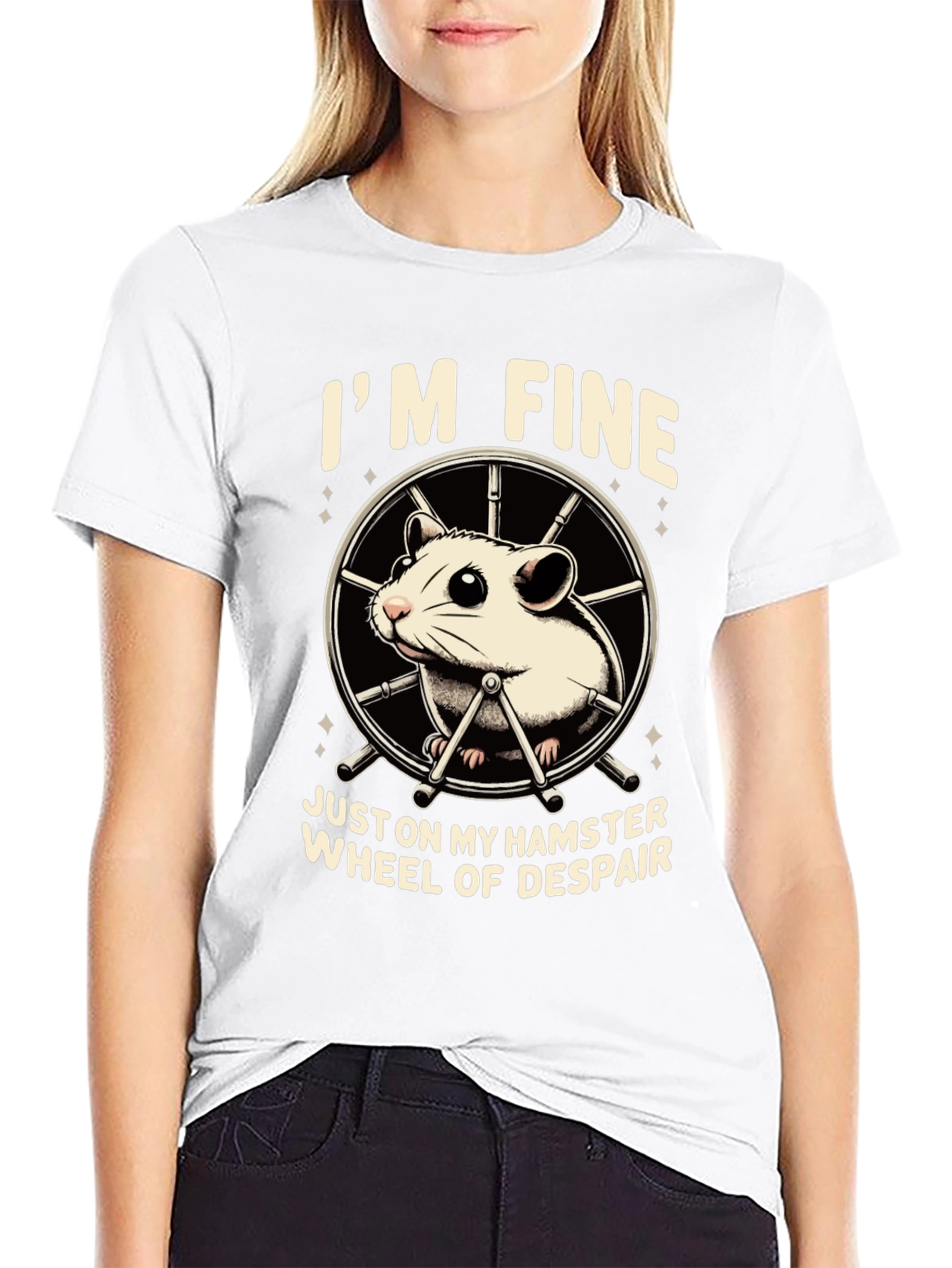 Hamster Wheel of Despair T-Shirt - Funny Sarcastic Tee