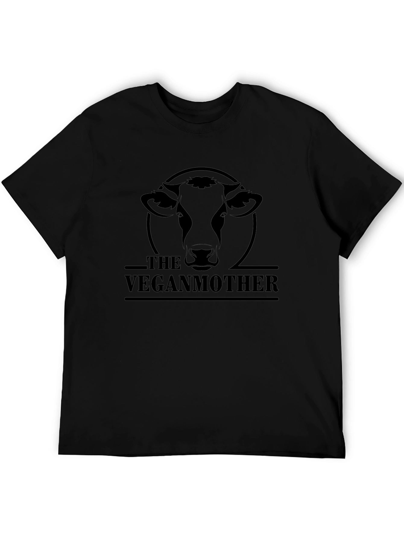 The Vegan Mother Graphic Tee - Black Cotton T-Shirt