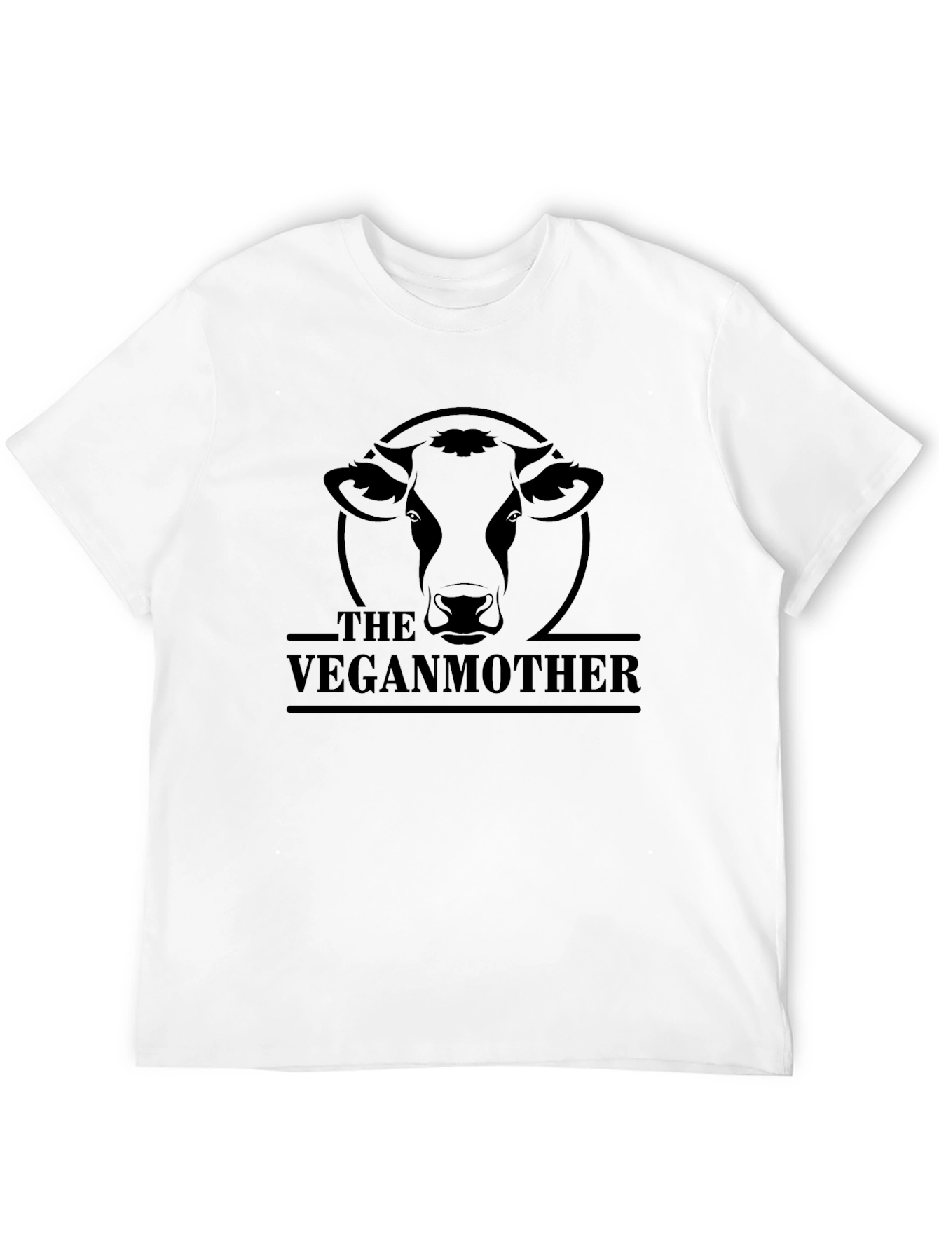 The Vegan Mother Graphic Tee - Black Cotton T-Shirt
