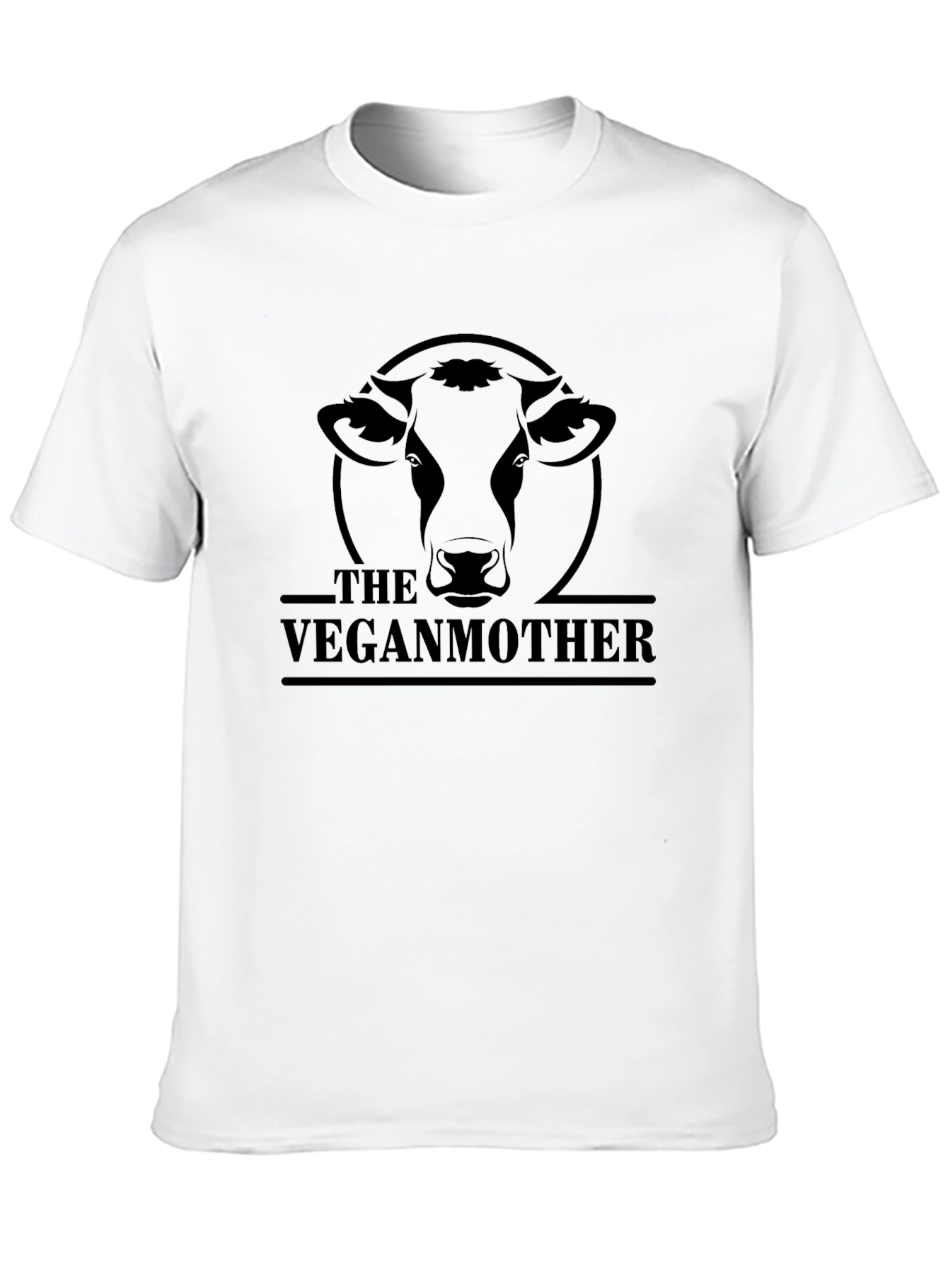 The Vegan Mother Graphic Tee - Black Cotton T-Shirt