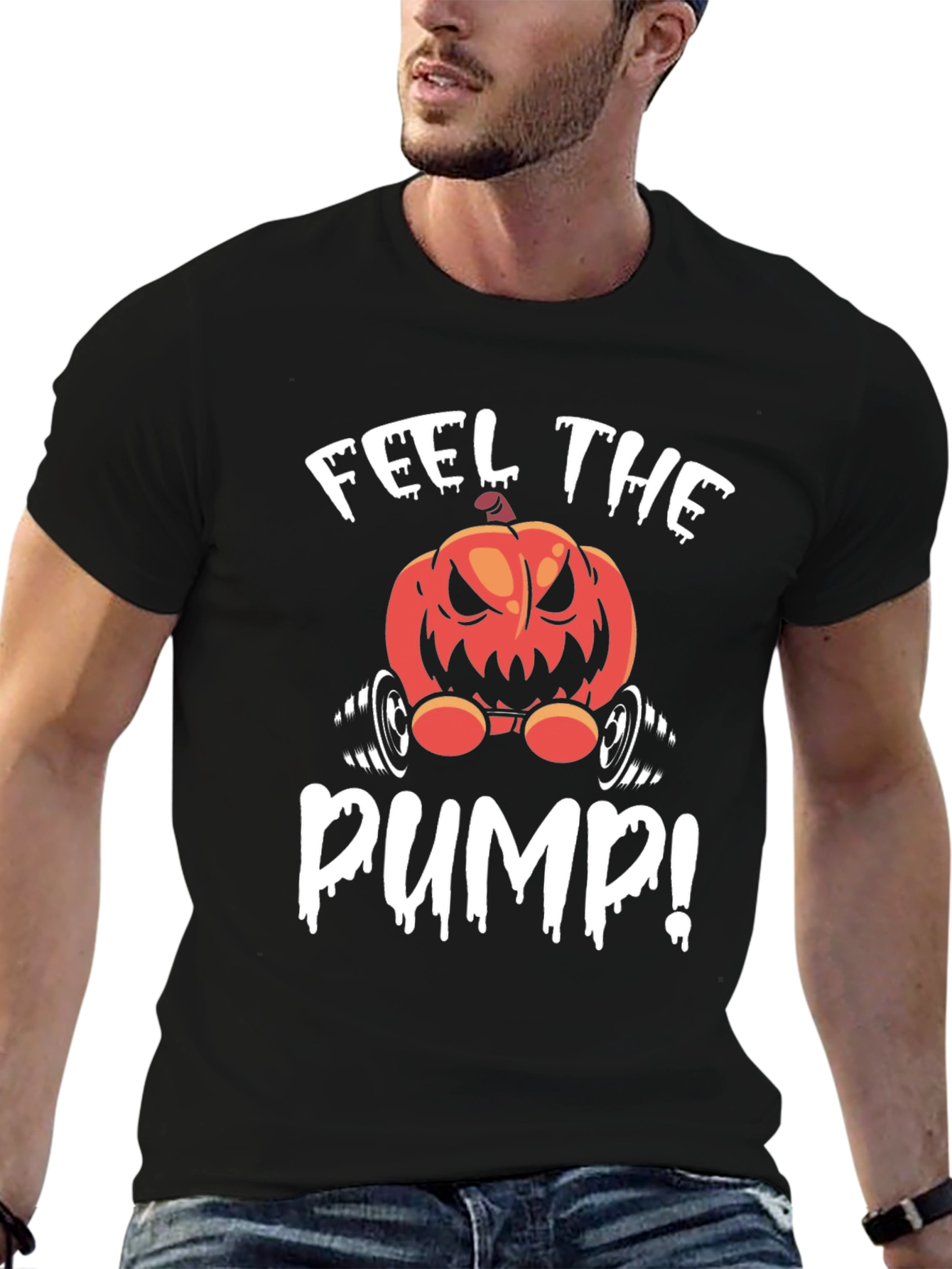 Feel the Pump Halloween Workout T-Shirt