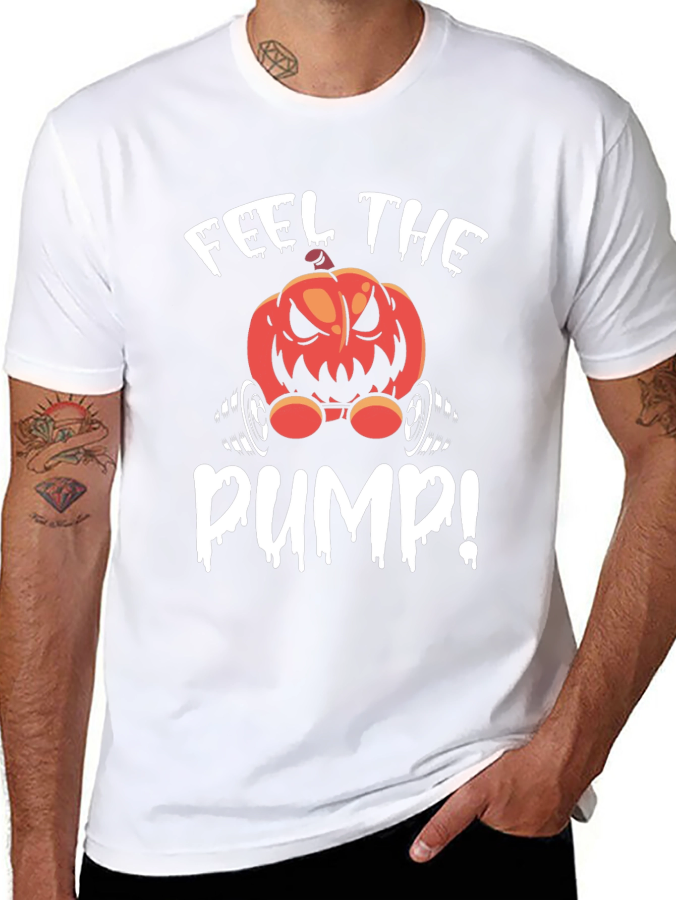 Feel the Pump Halloween Workout T-Shirt