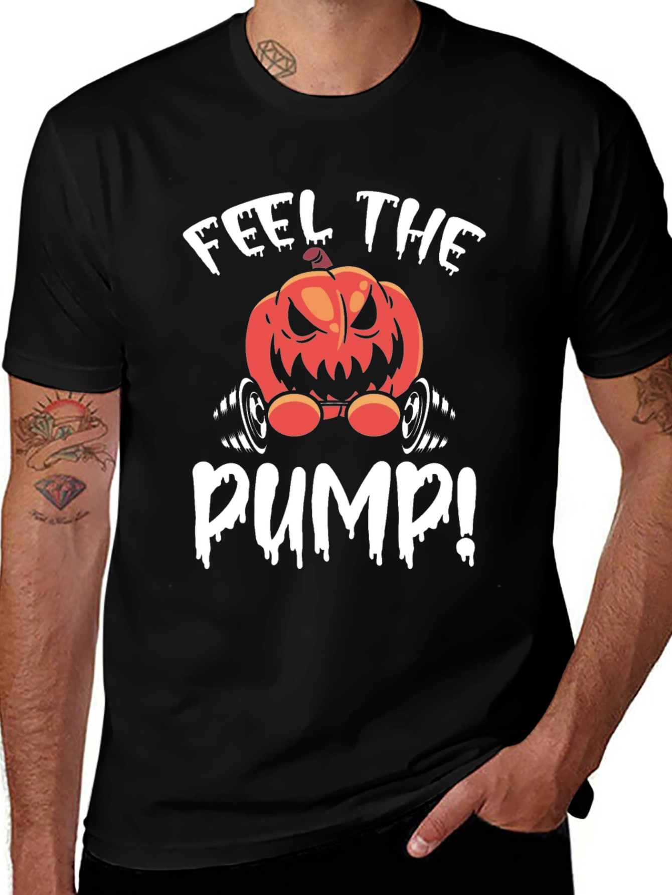 Feel the Pump Halloween Workout T-Shirt