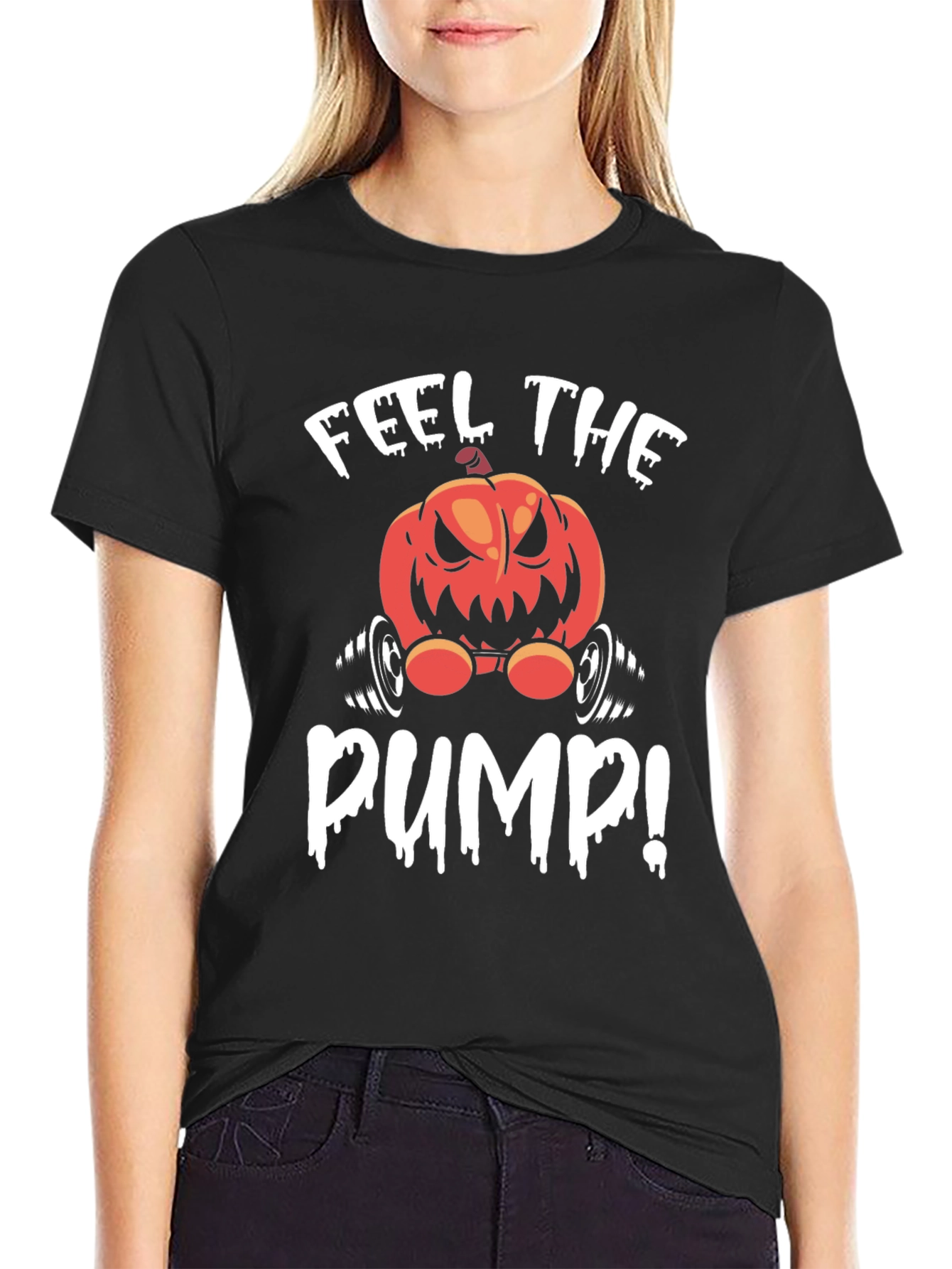 Feel the Pump Halloween Workout T-Shirt