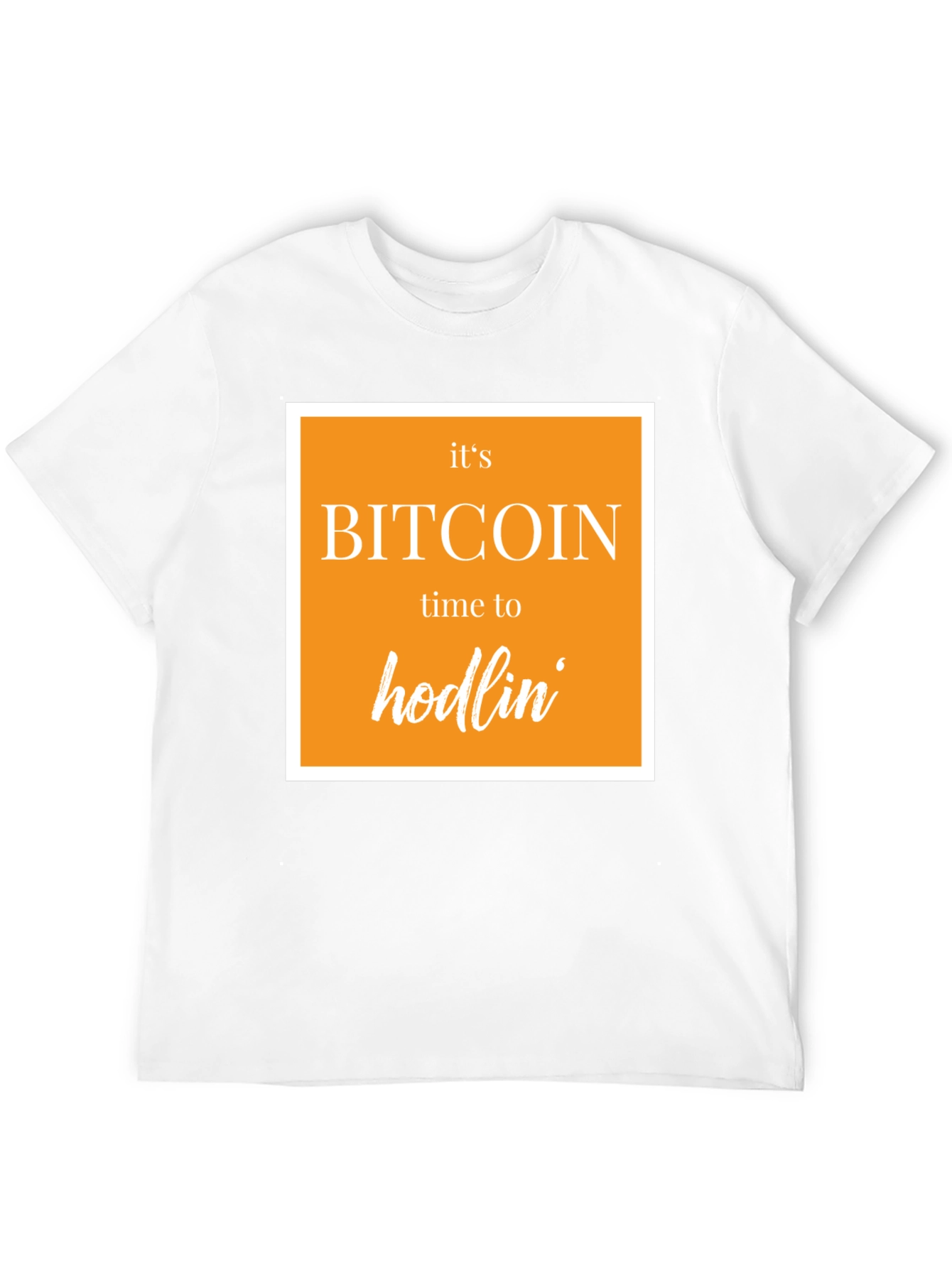 Bitcoin Hodlin Black T-Shirt - Crypto Tee