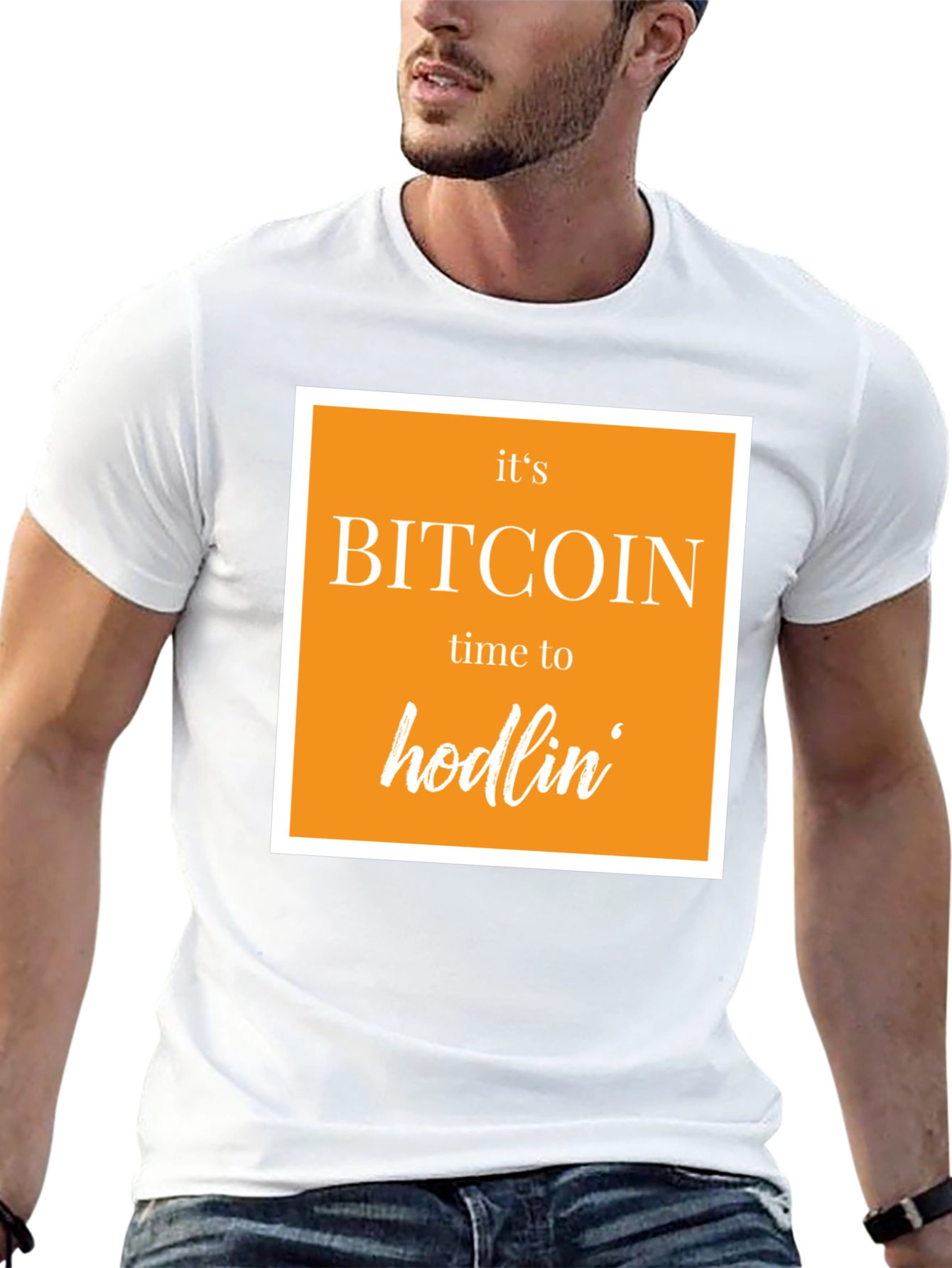 Bitcoin Hodlin Black T-Shirt - Crypto Tee